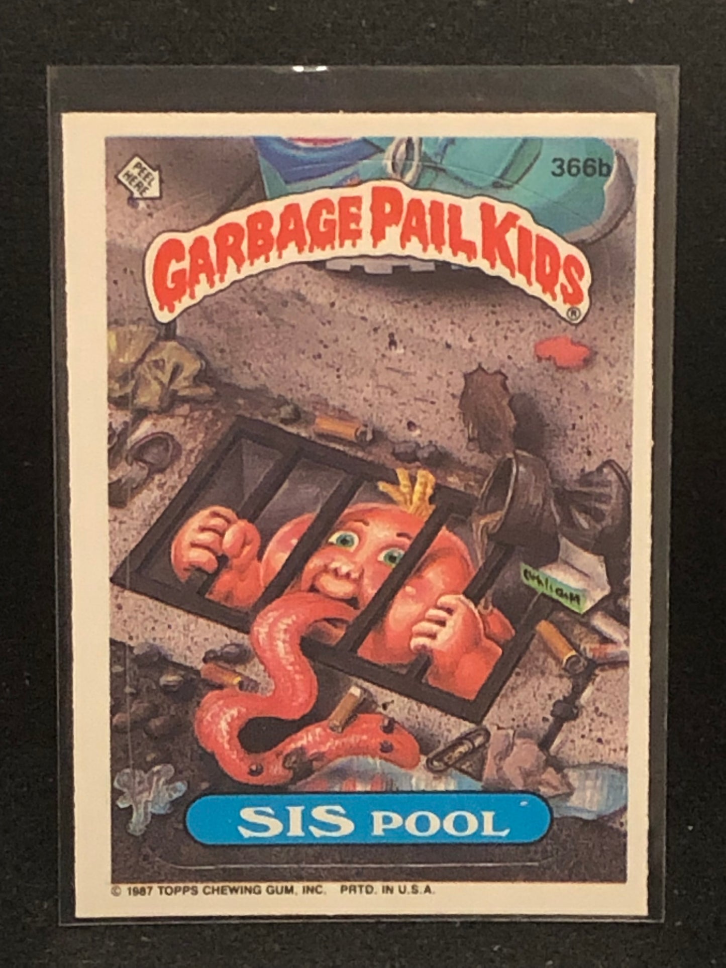 Garbage Pail Kids Original Series 9 (os9) 366b Sis Pool