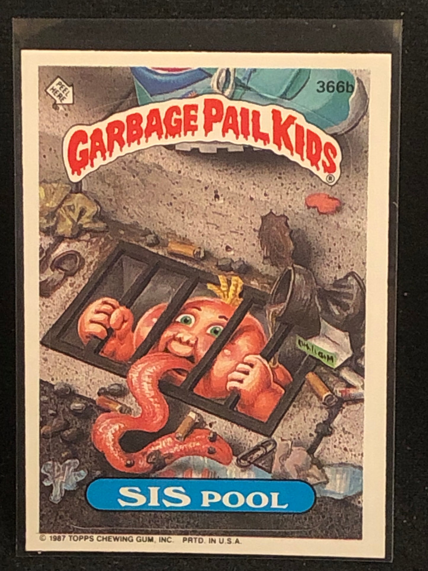 Garbage Pail Kids Original Series 9 (os9) 366b Sis Pool