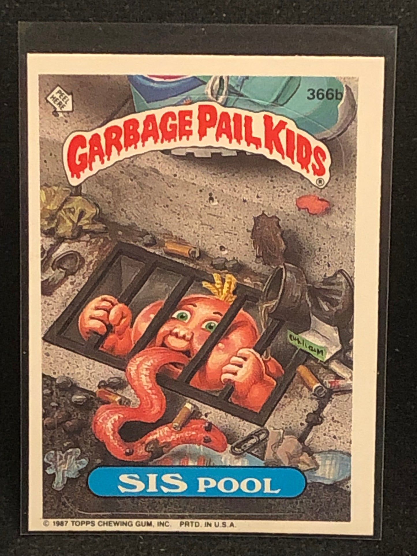 Garbage Pail Kids Original Series 9 (os9) 366b Sis Pool