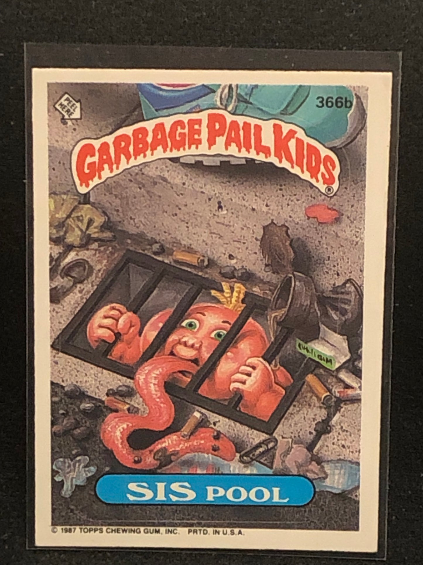 Garbage Pail Kids Original Series 9 (os9) 366b Sis Pool