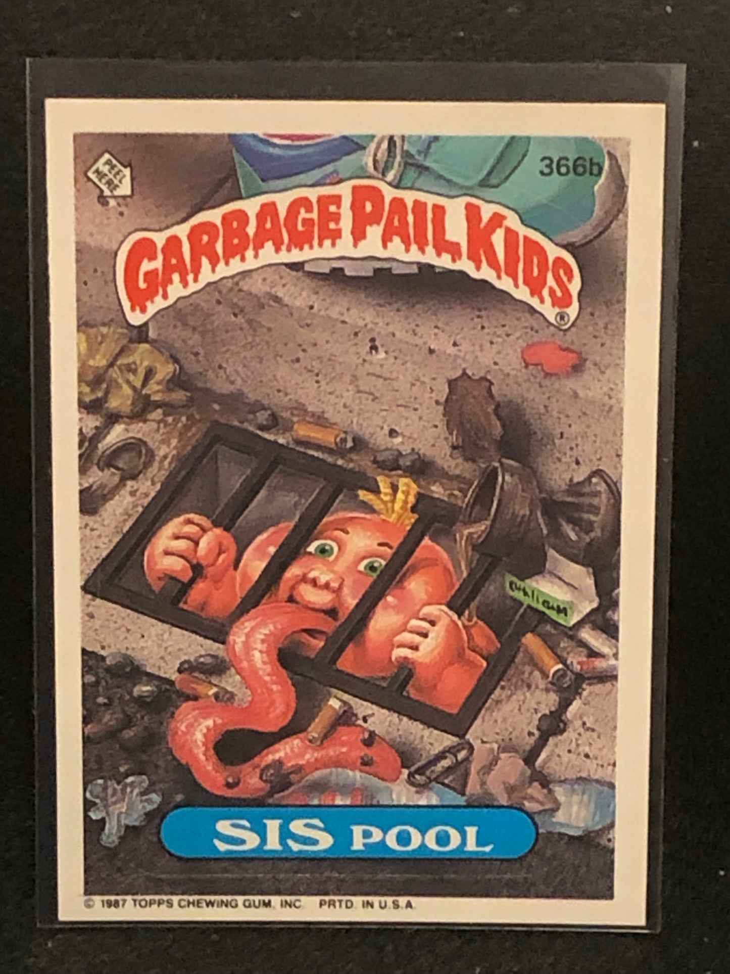 Garbage Pail Kids Original Series 9 (os9) 366b Sis Pool