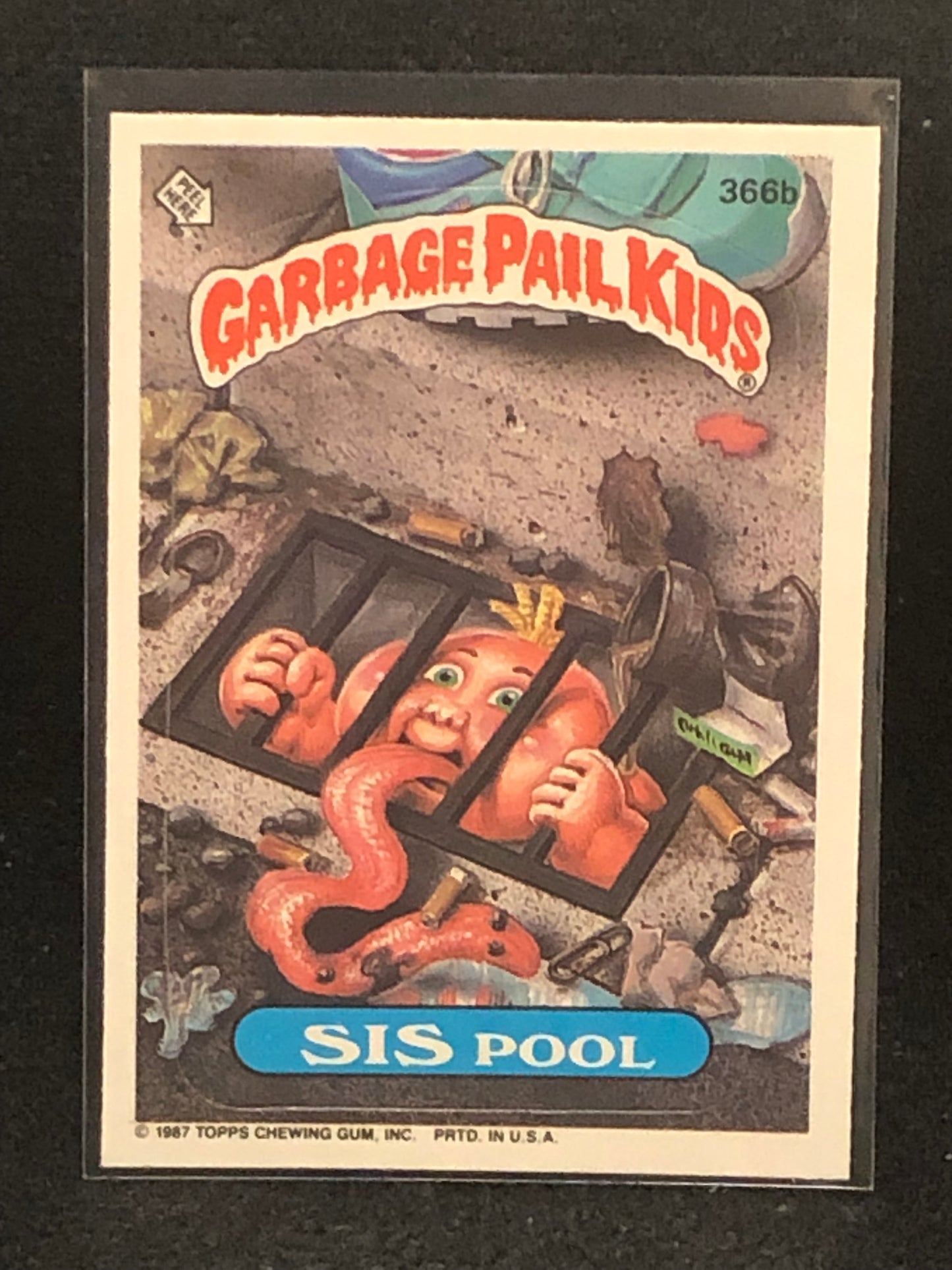 Garbage Pail Kids Original Series 9 (os9) 366b Sis Pool