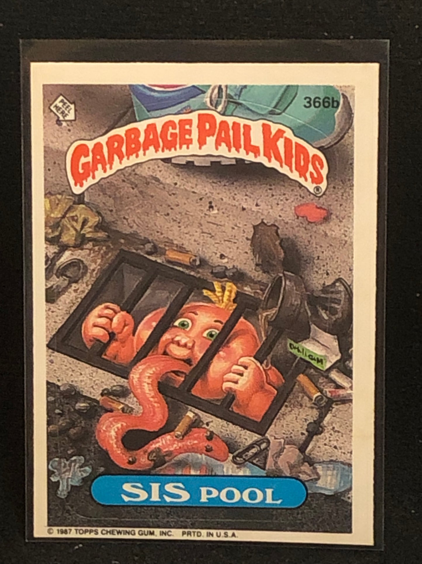Garbage Pail Kids Original Series 9 (os9) 366b Sis Pool