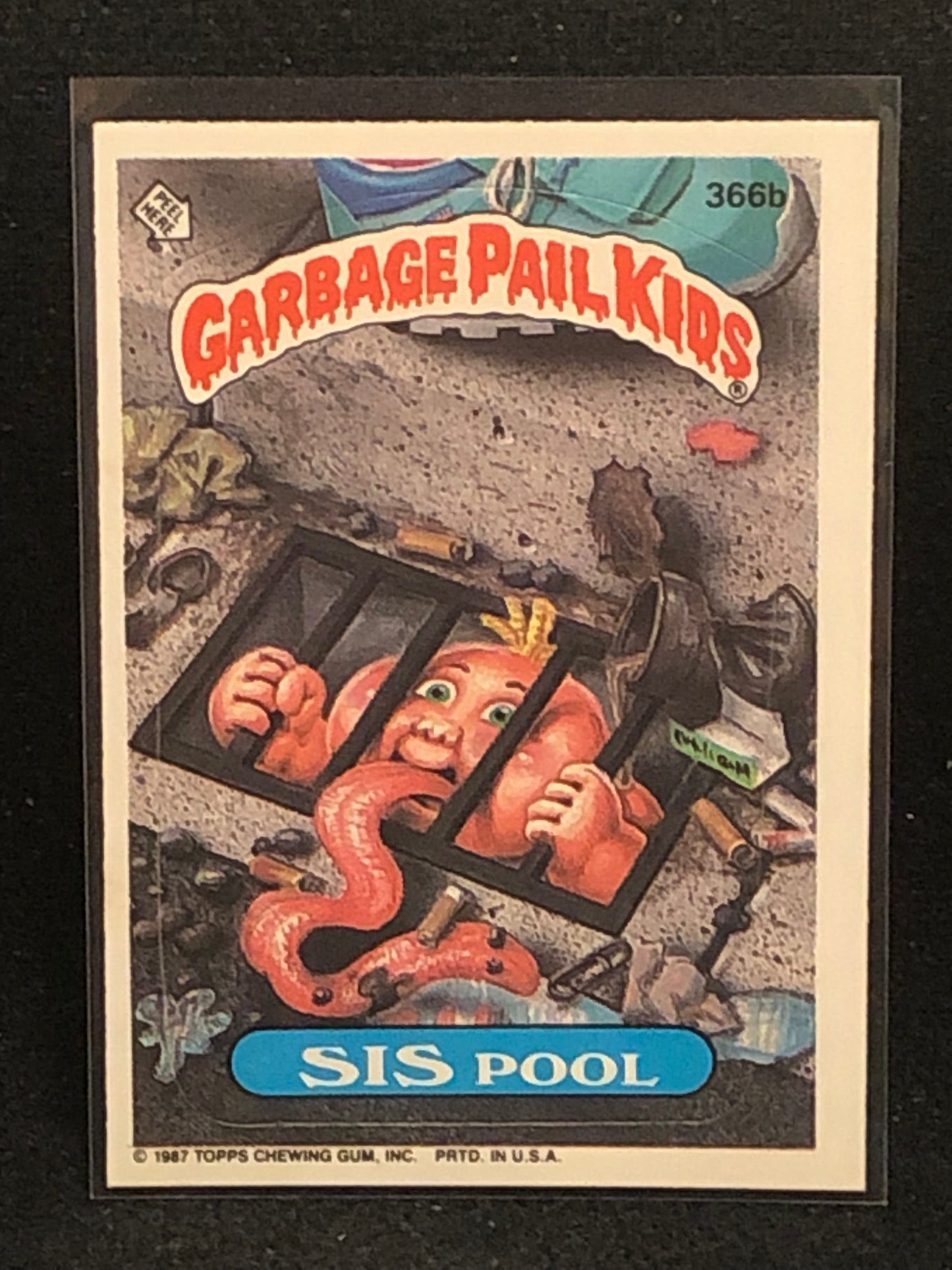 Garbage Pail Kids Original Series 9 (os9) 366b Sis Pool