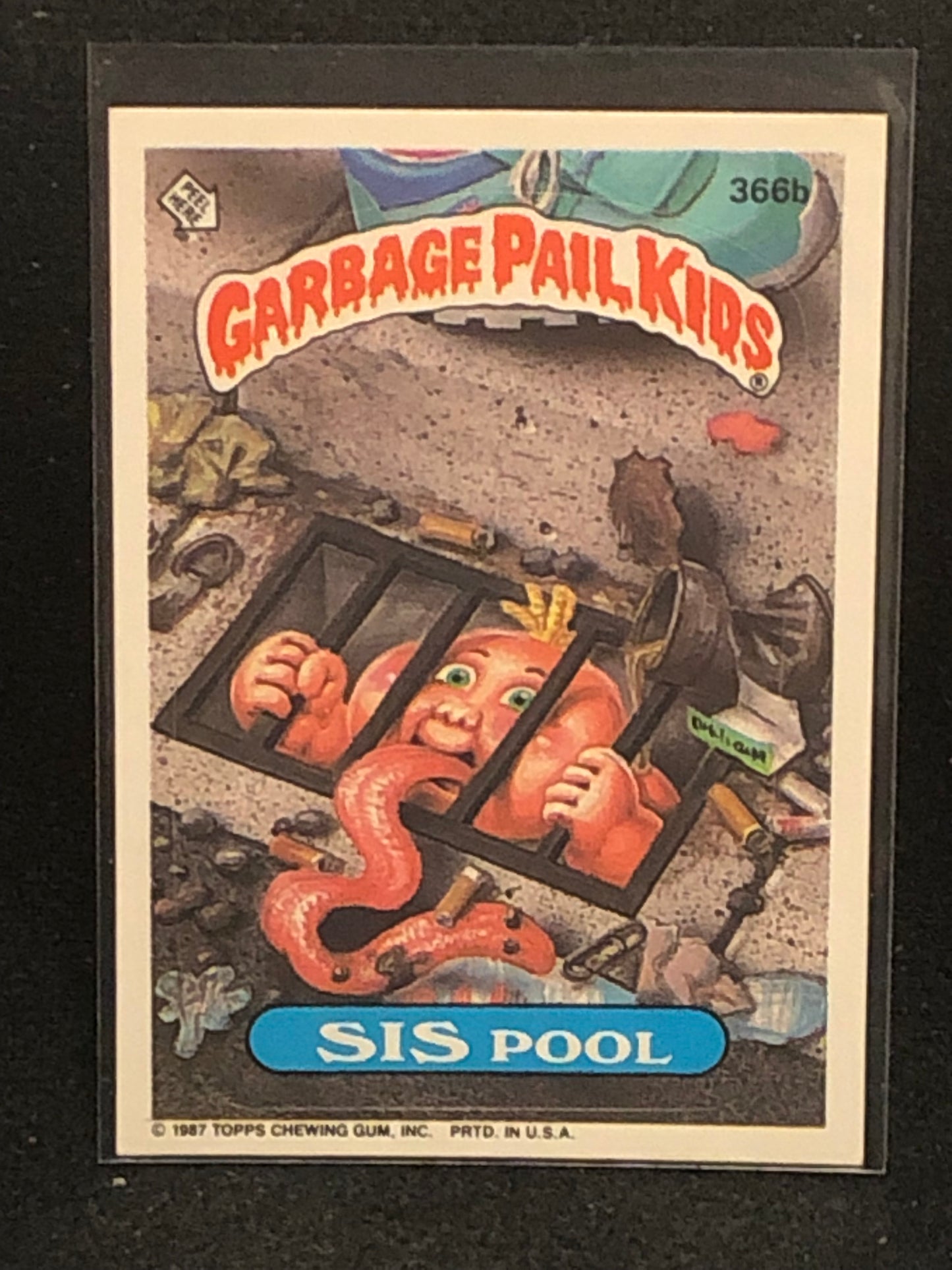 Garbage Pail Kids Original Series 9 (os9) 366b Sis Pool