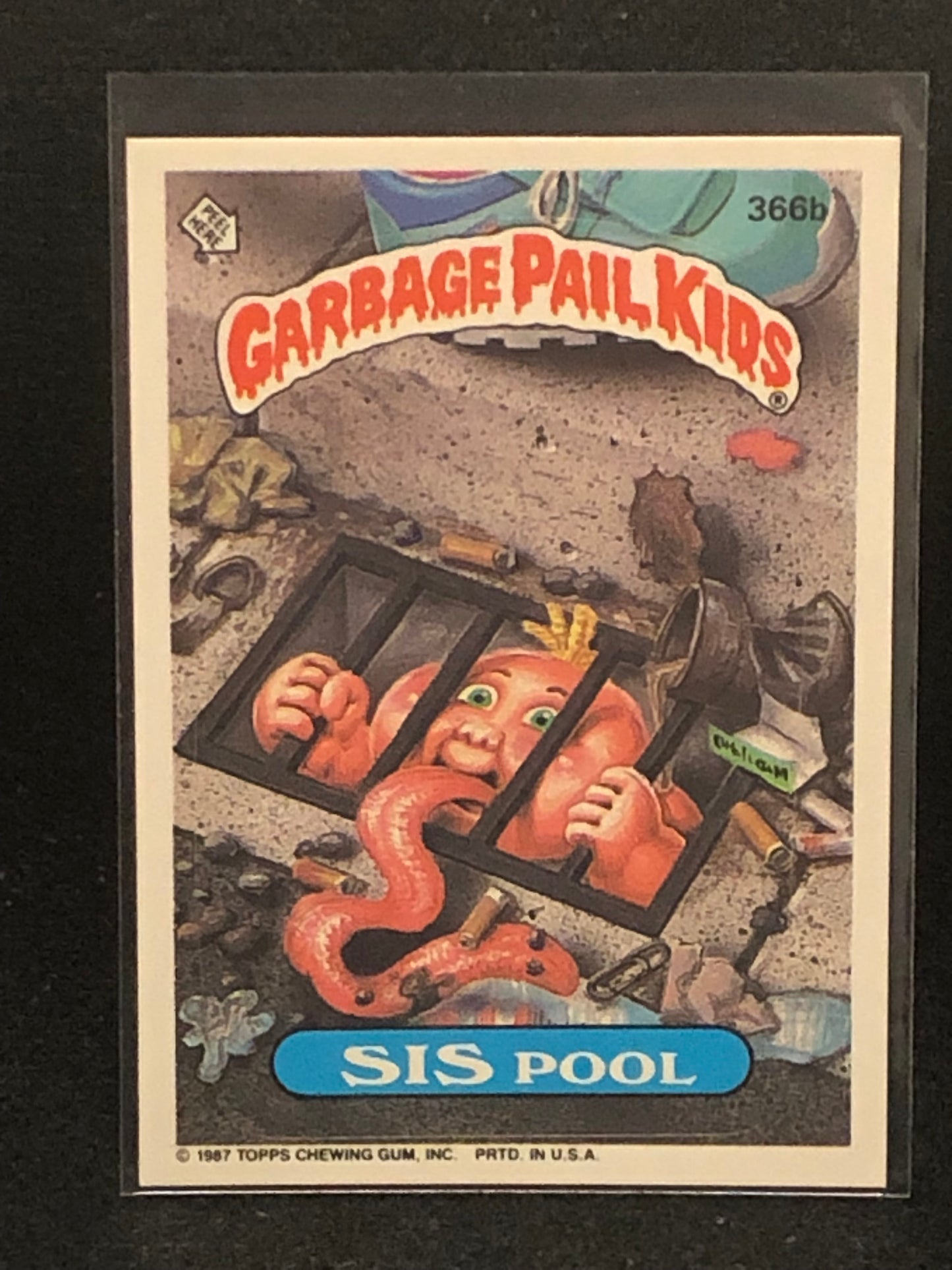 Garbage Pail Kids Original Series 9 (os9) 366b Sis Pool