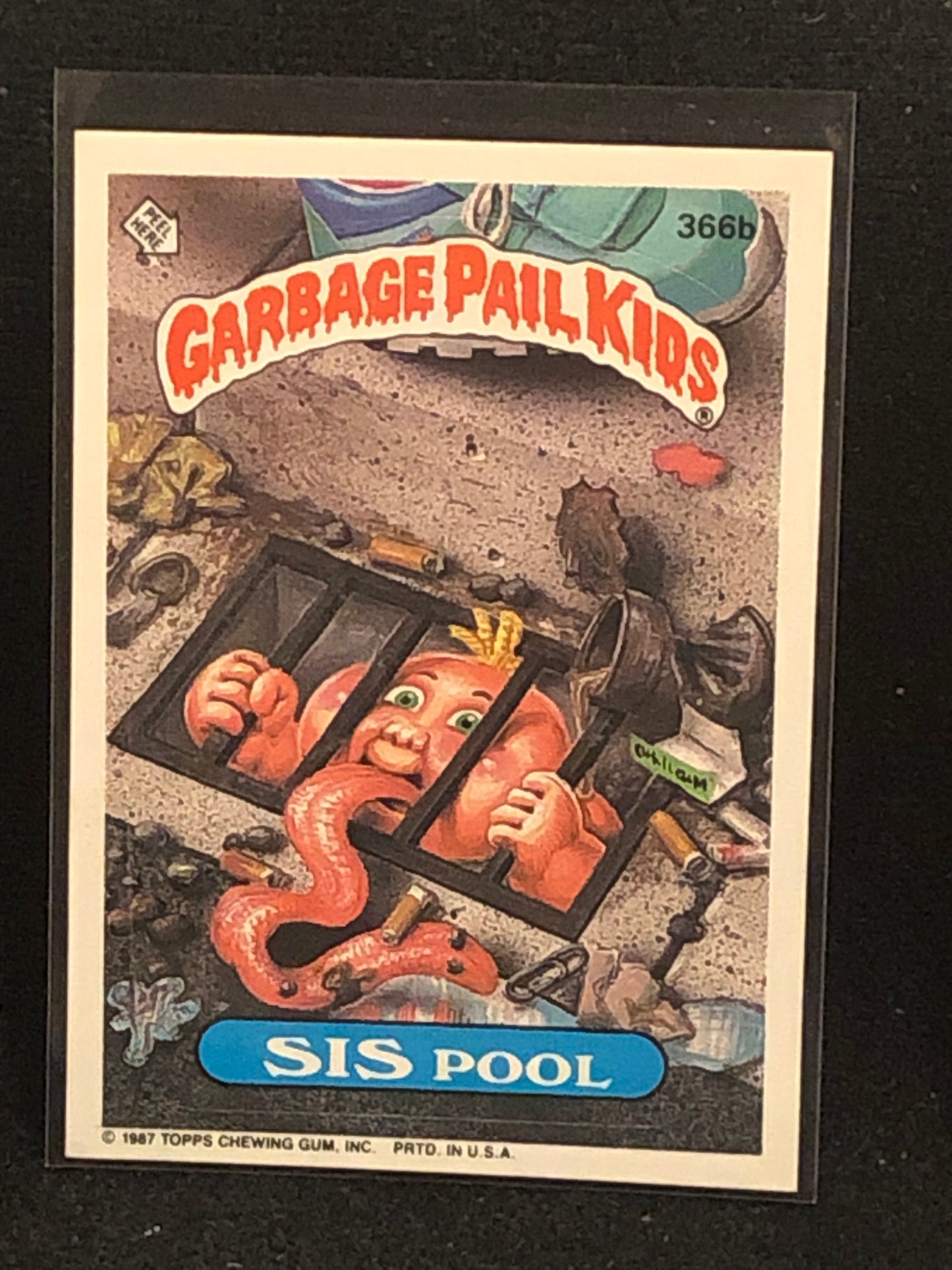 Garbage Pail Kids Original Series 9 (os9) 366b Sis Pool