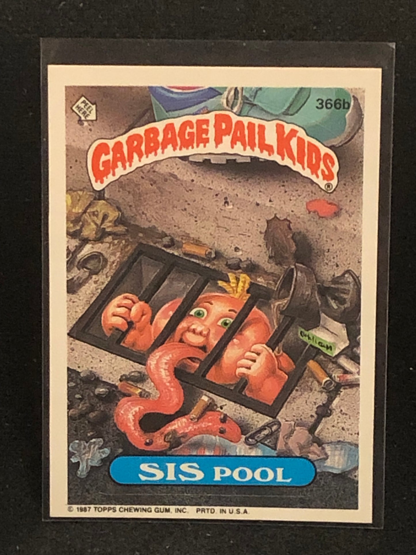 Garbage Pail Kids Original Series 9 (os9) 366b Sis Pool