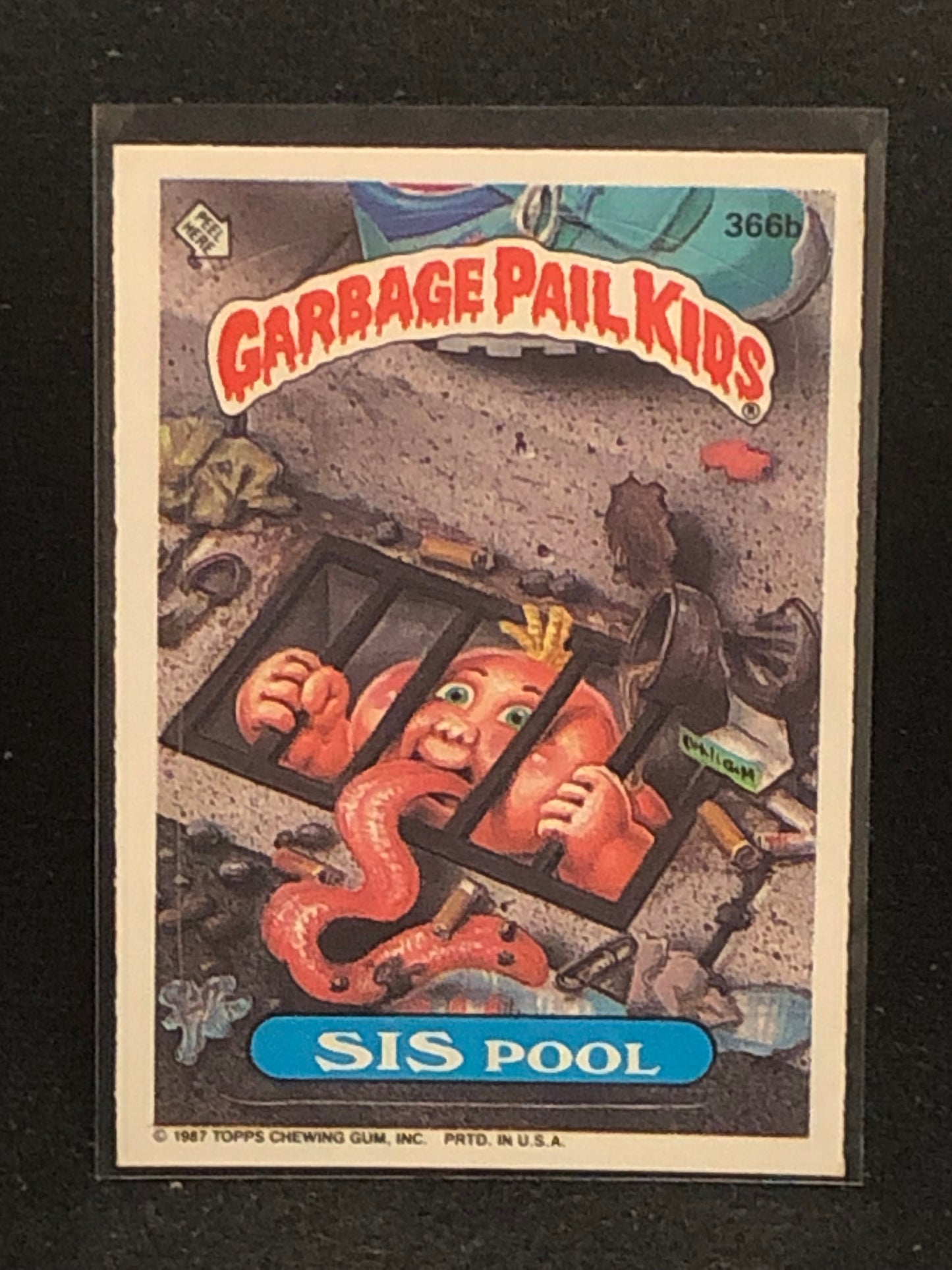Garbage Pail Kids Original Series 9 (os9) 366b Sis Pool