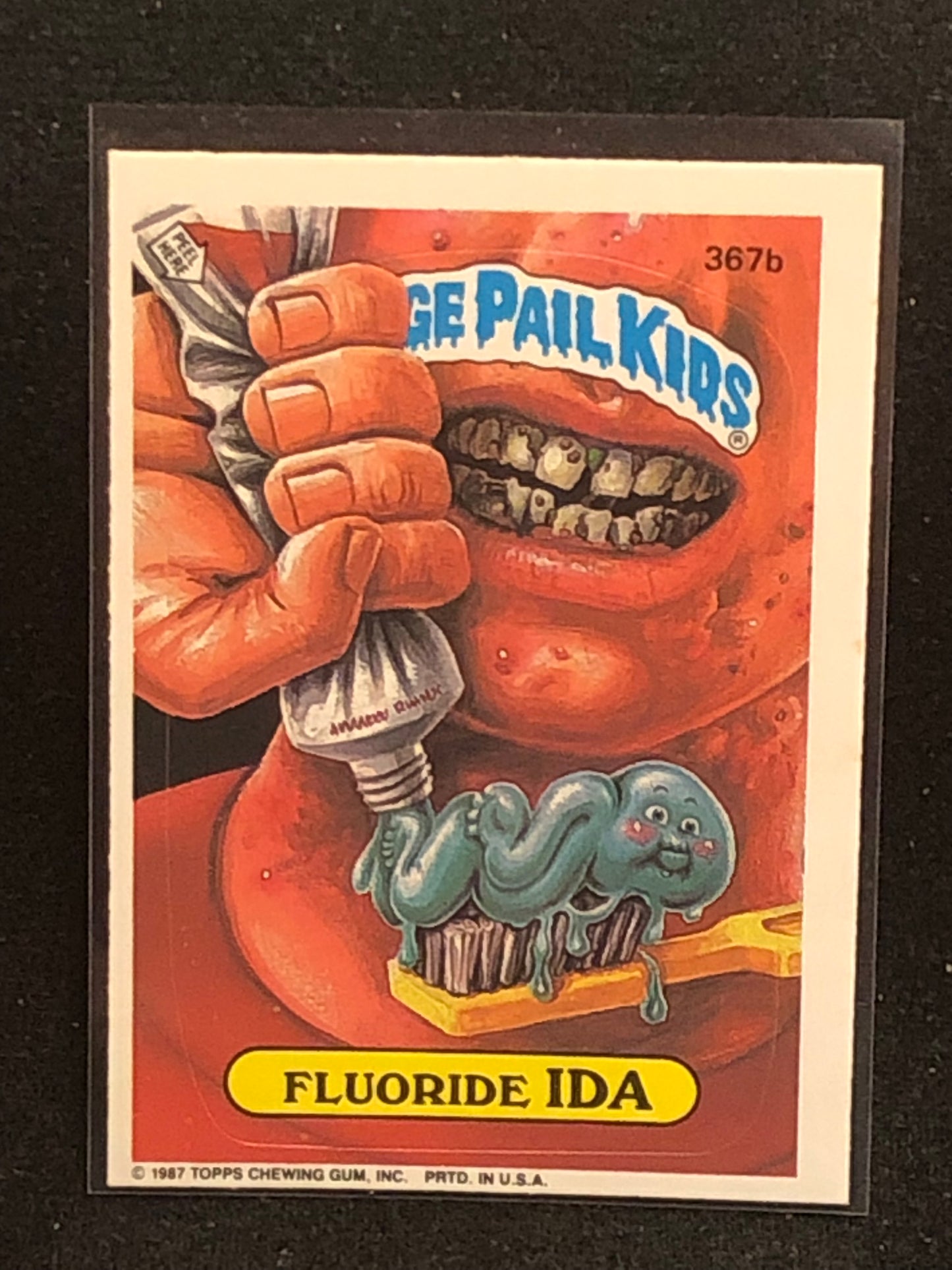 Garbage Pail Kids Original Series 9 (os9) 367b Fluoride Ida
