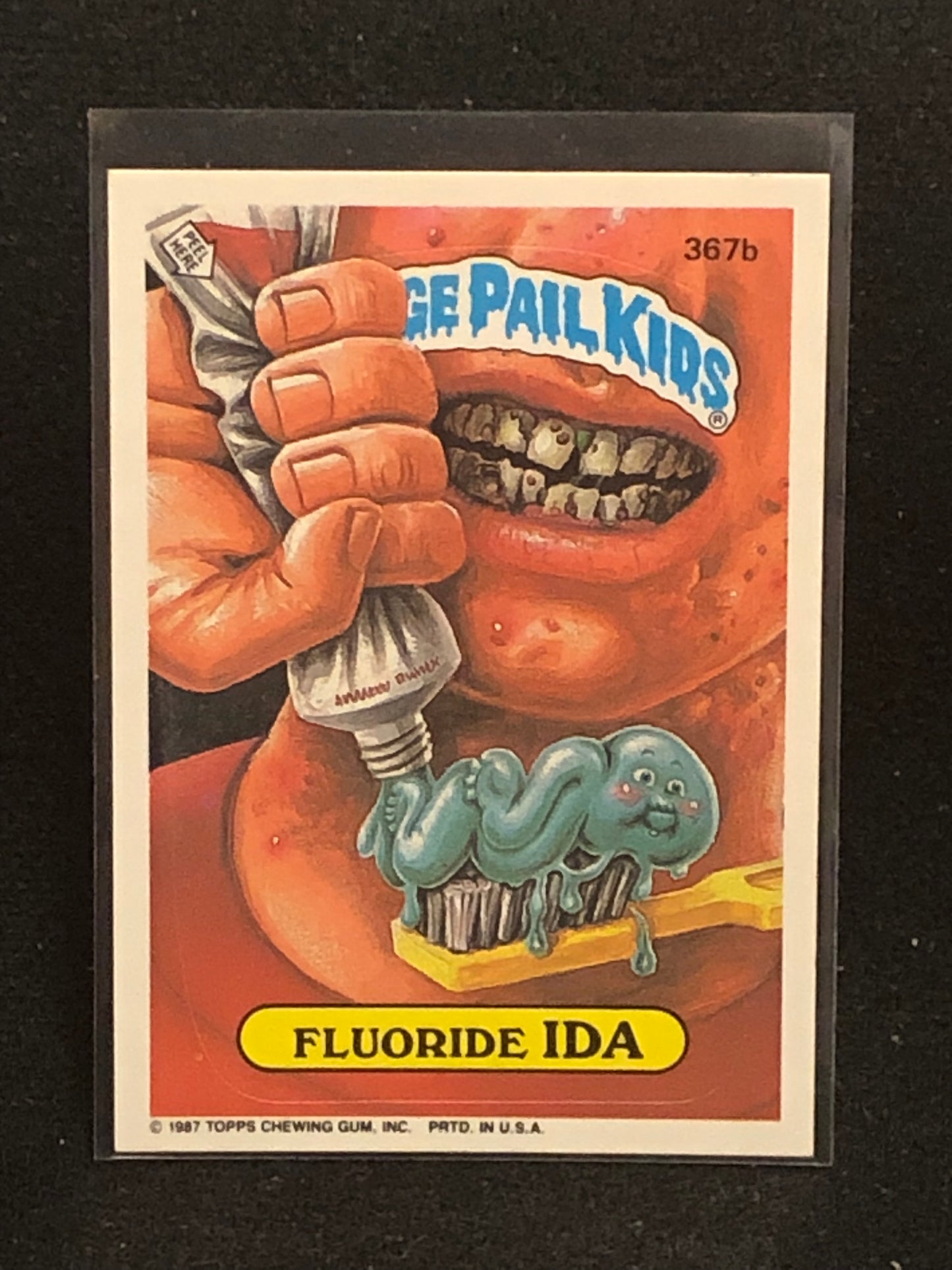 Garbage Pail Kids Original Series 9 (os9) 367b Fluoride Ida