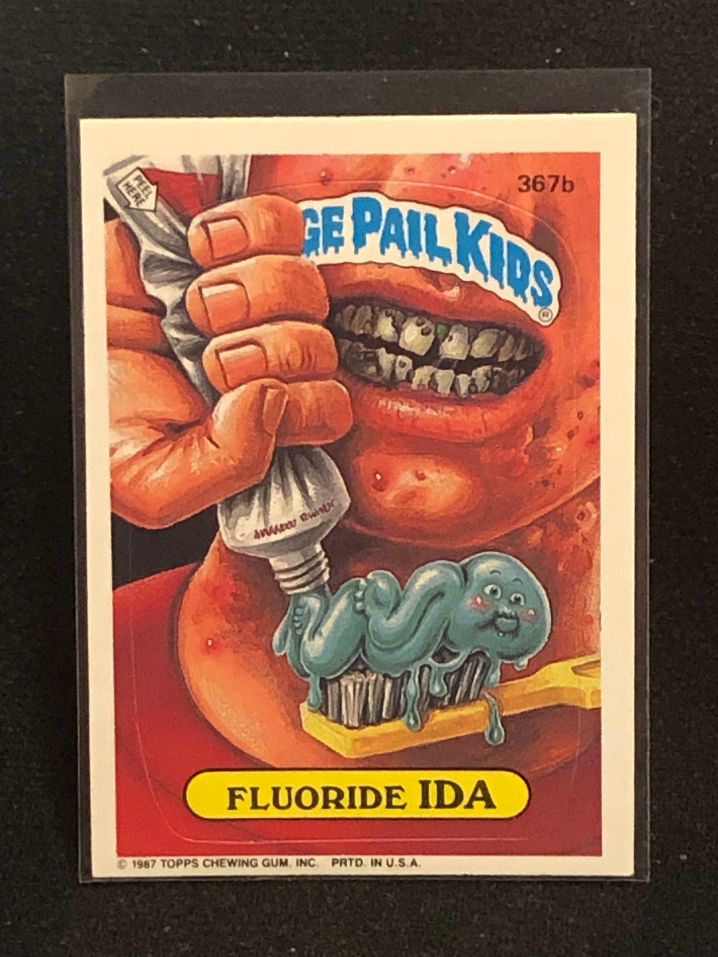 Garbage Pail Kids Original Series 9 (os9) 367b Fluoride Ida