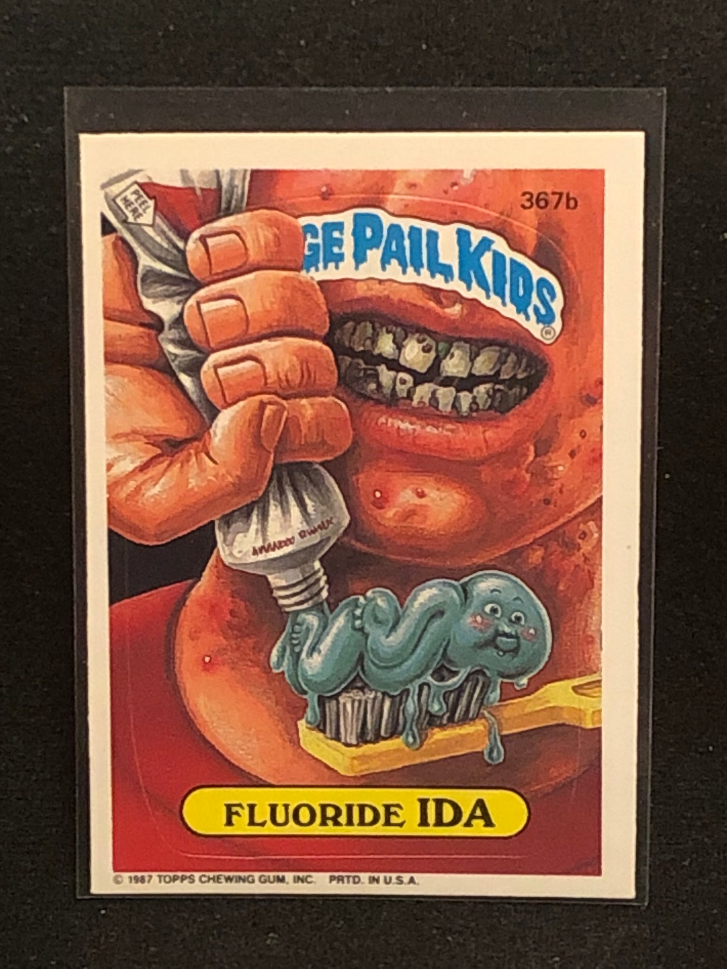 Garbage Pail Kids Original Series 9 (os9) 367b Fluoride Ida