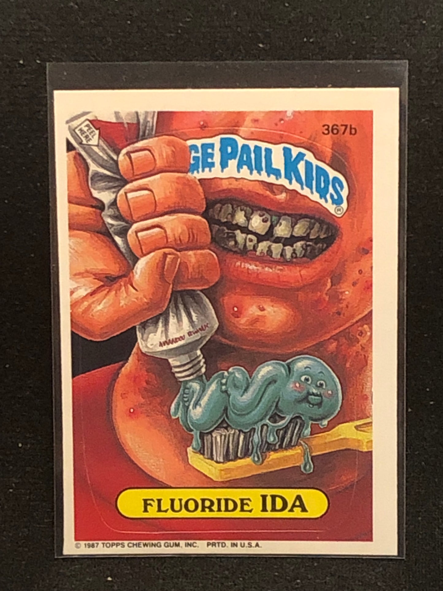 Garbage Pail Kids Original Series 9 (os9) 367b Fluoride Ida