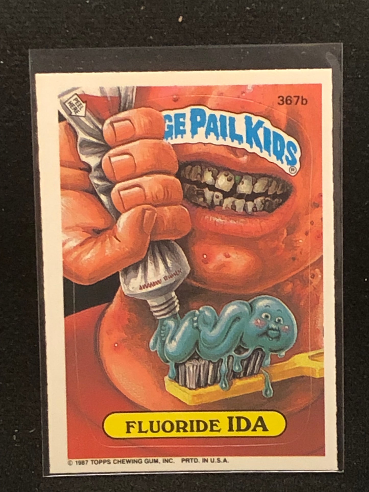 Garbage Pail Kids Original Series 9 (os9) 367b Fluoride Ida
