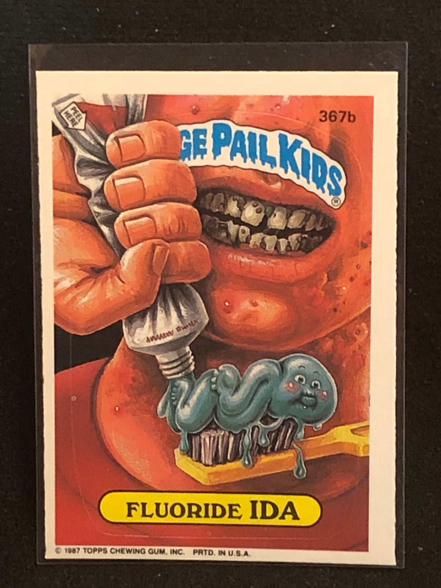 Garbage Pail Kids Original Series 9 (os9) 367b Fluoride Ida