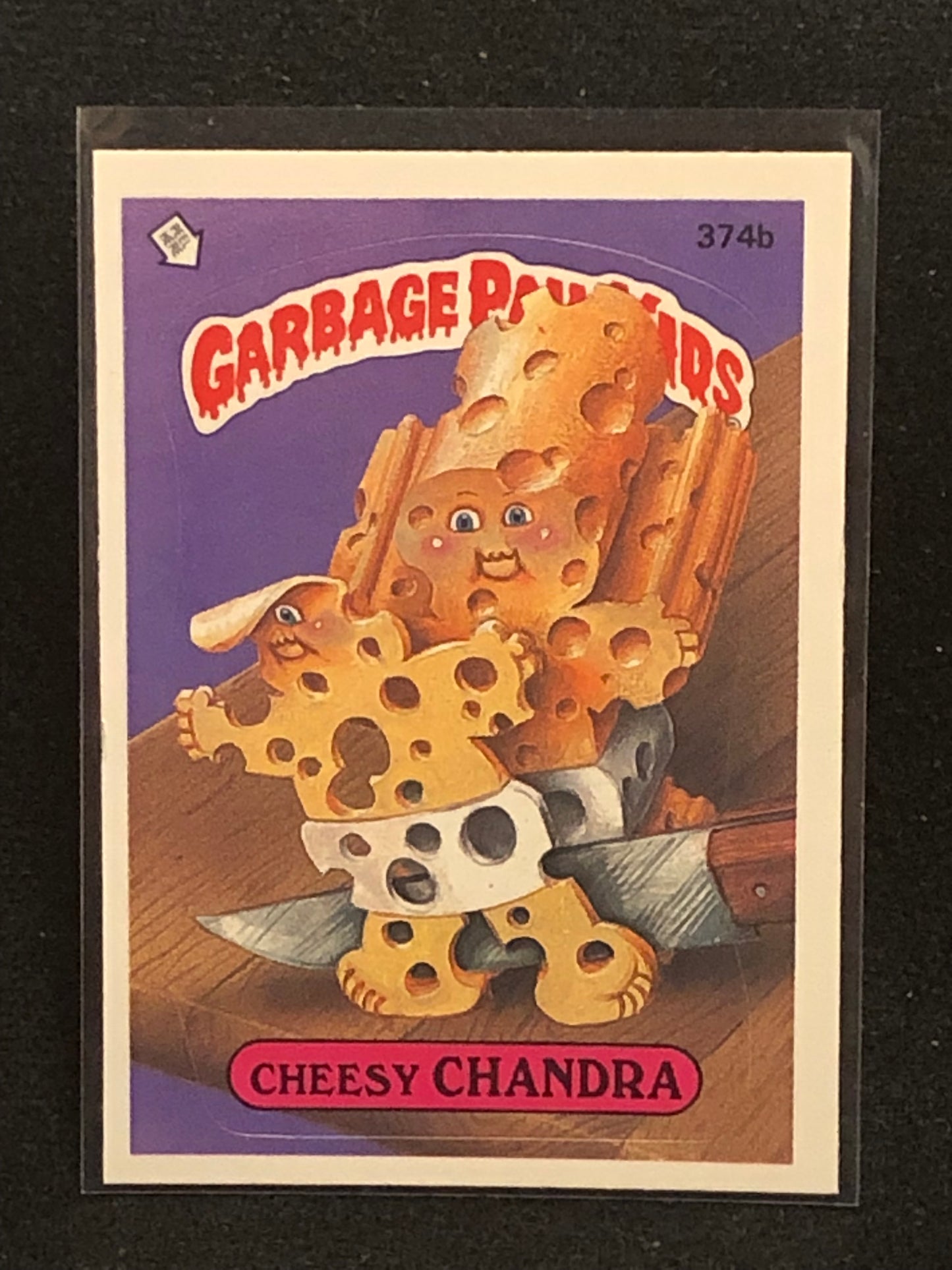Garbage Pail Kids Original Series 9 (os9) 374b Cheesy Chandra