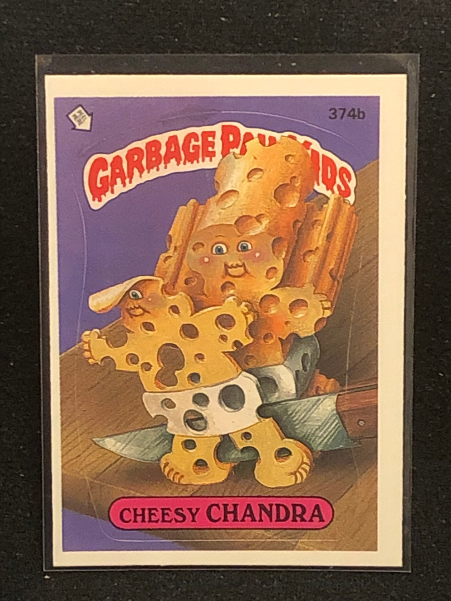Garbage Pail Kids Original Series 9 (os9) 374b Cheesy Chandra