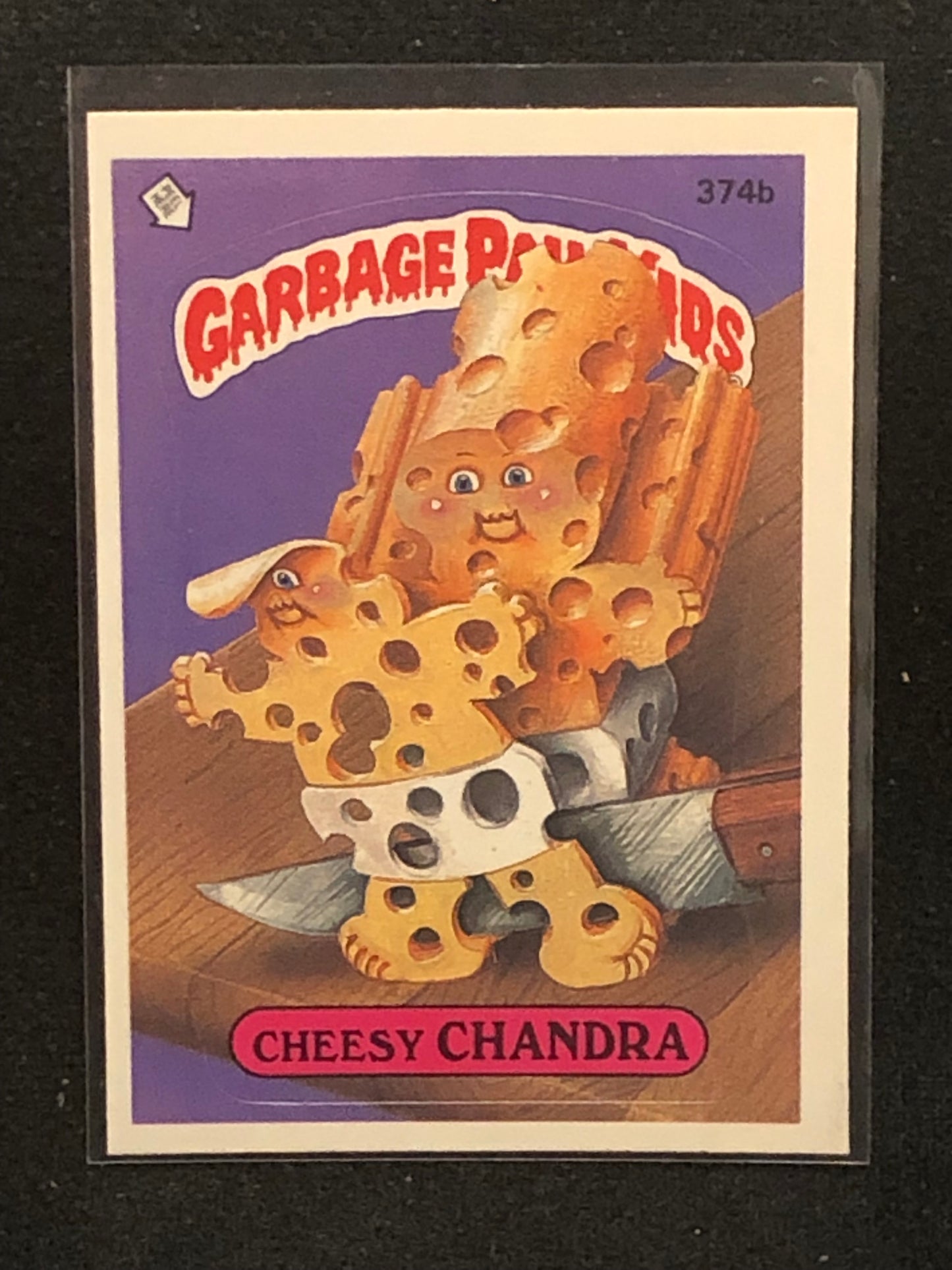 Garbage Pail Kids Original Series 9 (os9) 374b Cheesy Chandra
