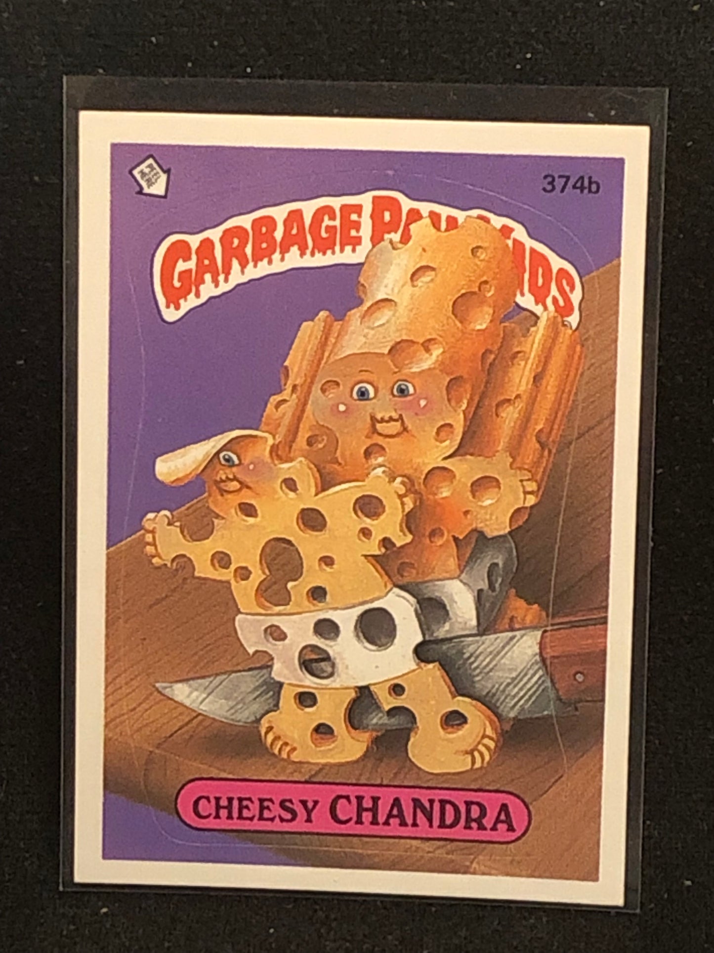 Garbage Pail Kids Original Series 9 (os9) 374b Cheesy Chandra