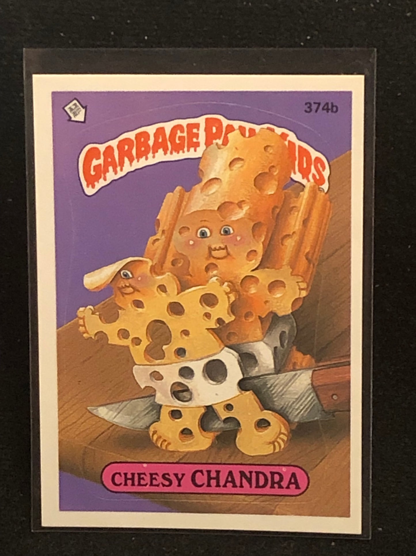 Garbage Pail Kids Original Series 9 (os9) 374b Cheesy Chandra