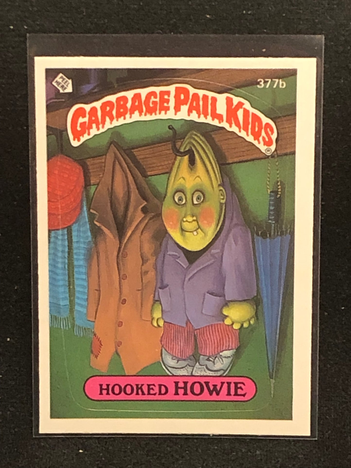Garbage Pail Kids Original Series 9 (os9) 377b Hooked Howie