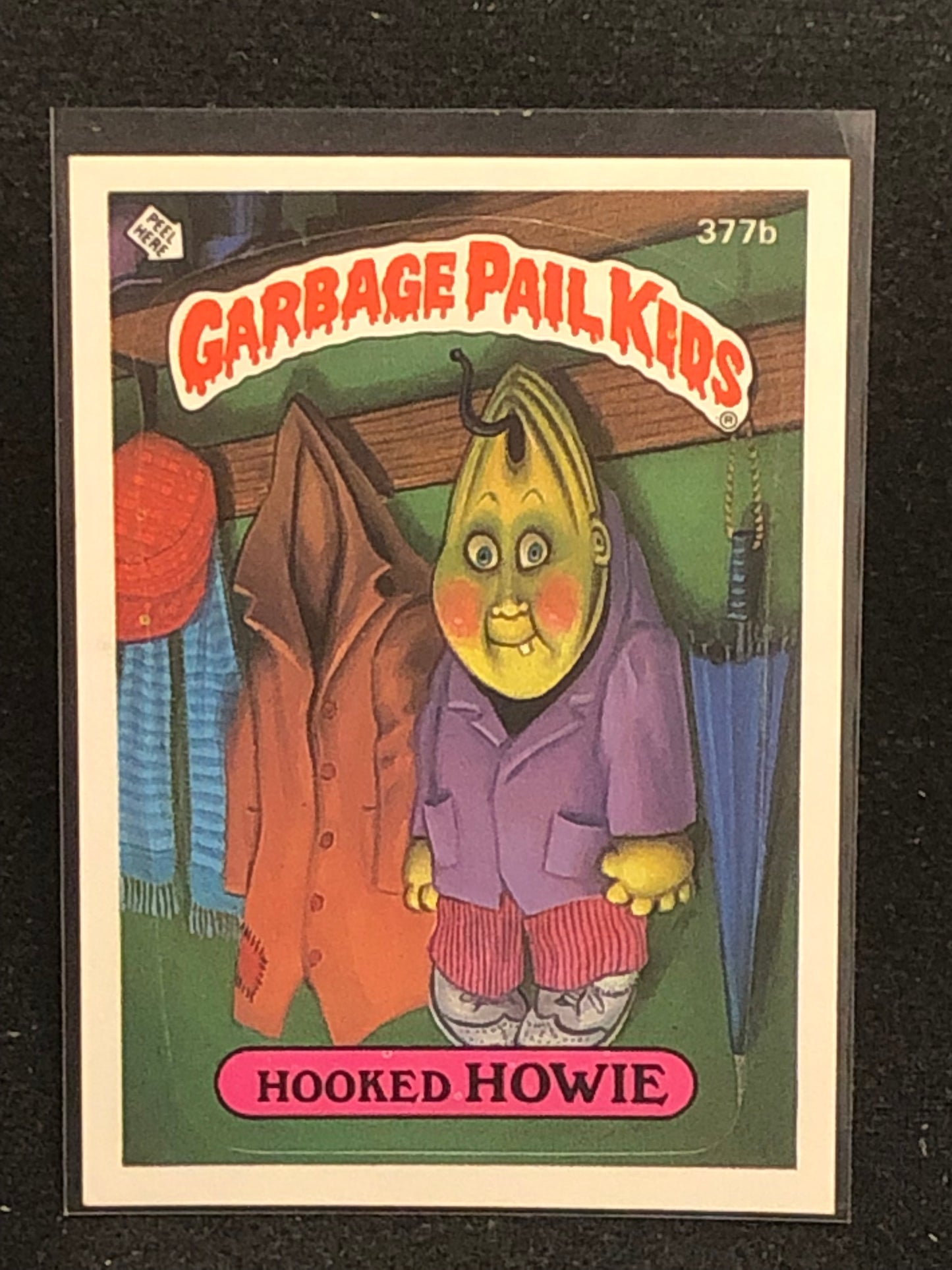 Garbage Pail Kids Original Series 9 (os9) 377b Hooked Howie