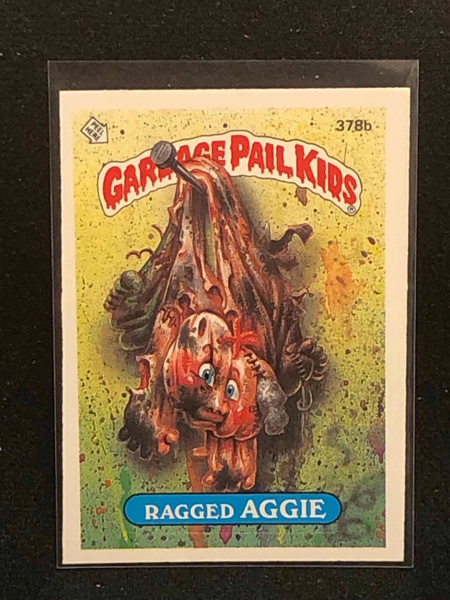Garbage Pail Kids Original Series 9 (os9) 378b Ragged Aggie