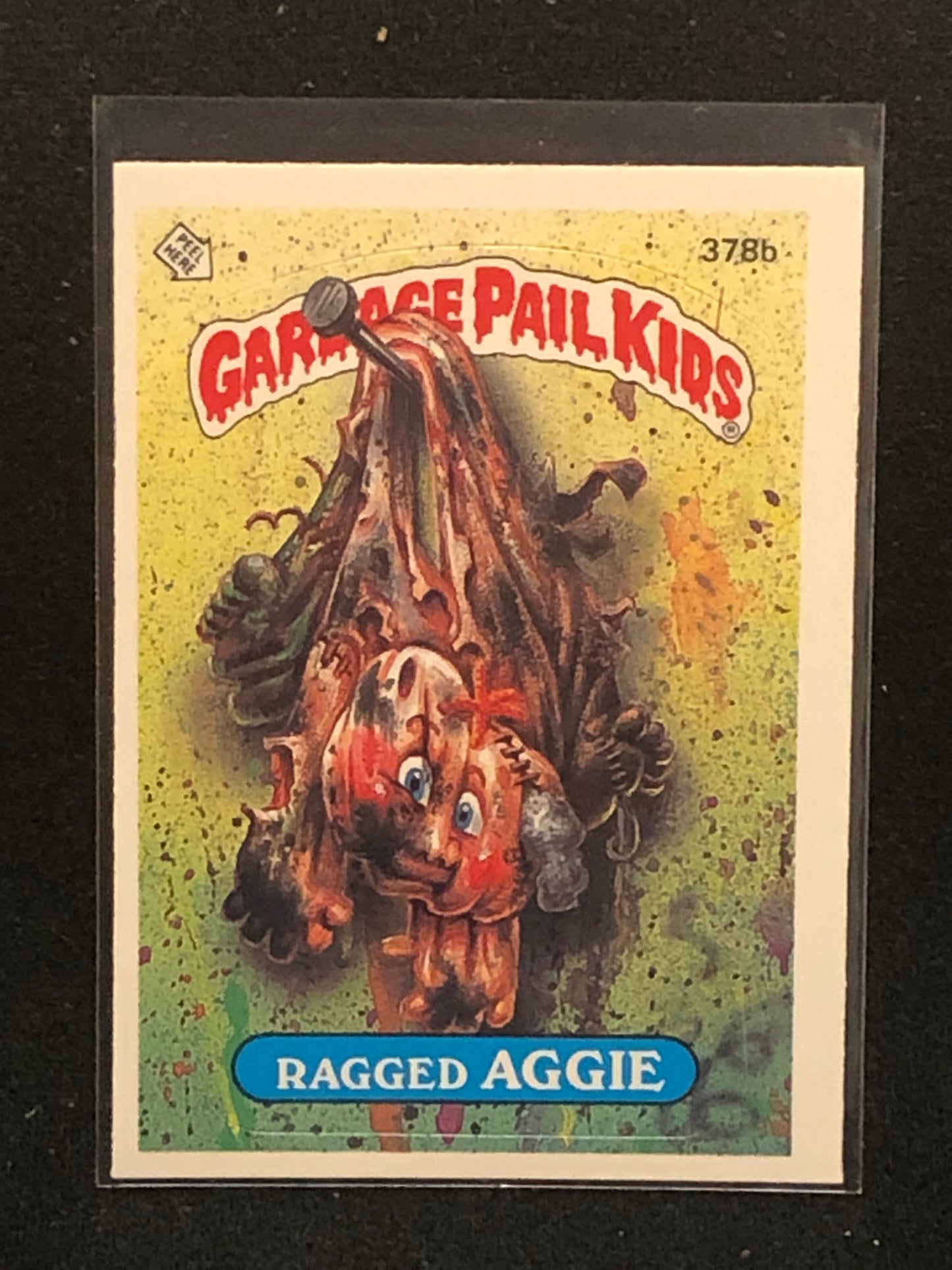 Garbage Pail Kids Original Series 9 (os9) 378b Ragged Aggie