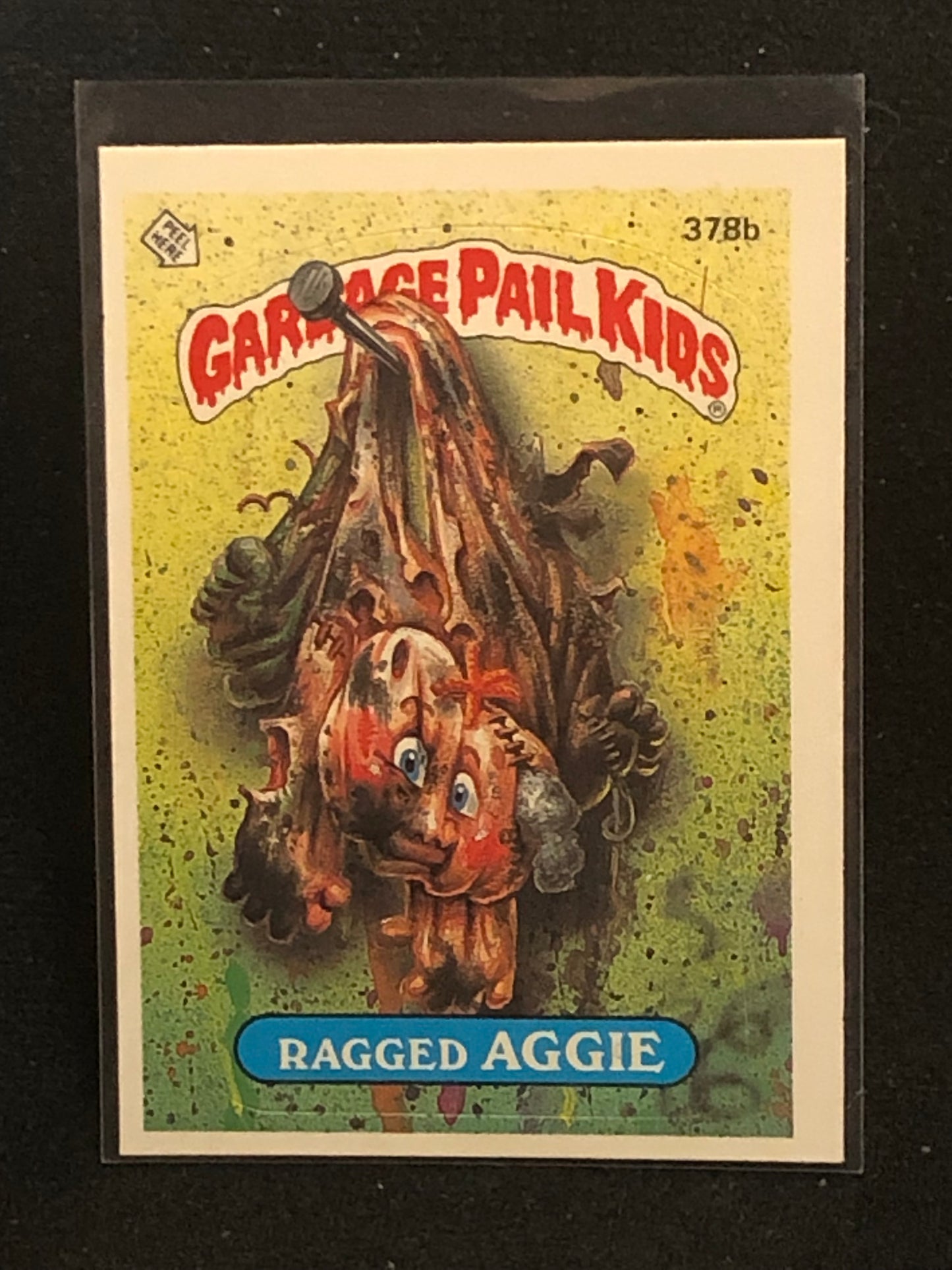 Garbage Pail Kids Original Series 9 (os9) 378b Ragged Aggie
