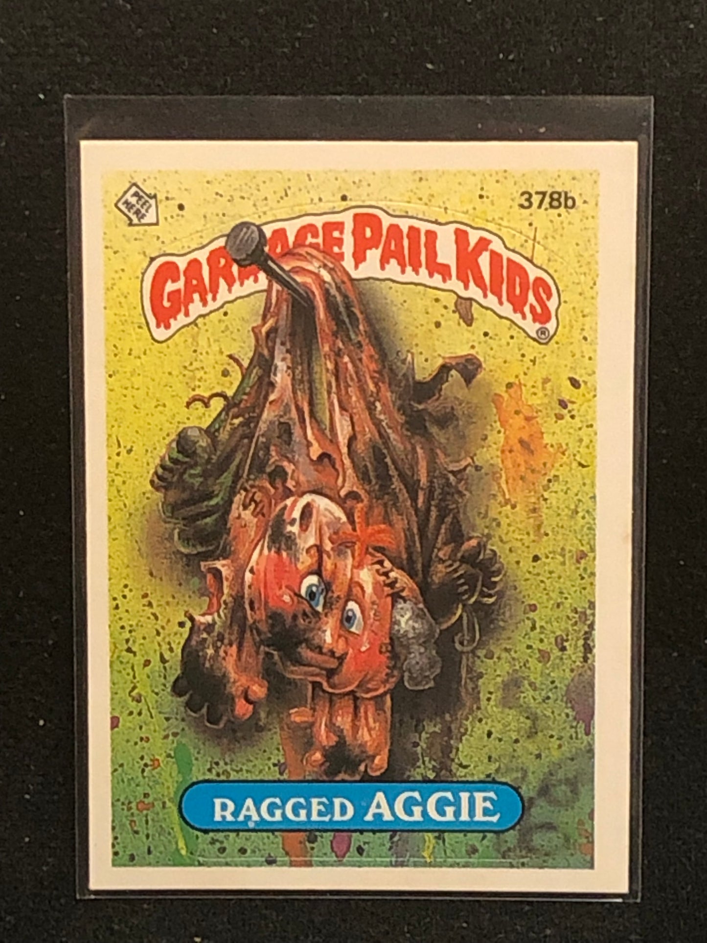 Garbage Pail Kids Original Series 9 (os9) 378b Ragged Aggie