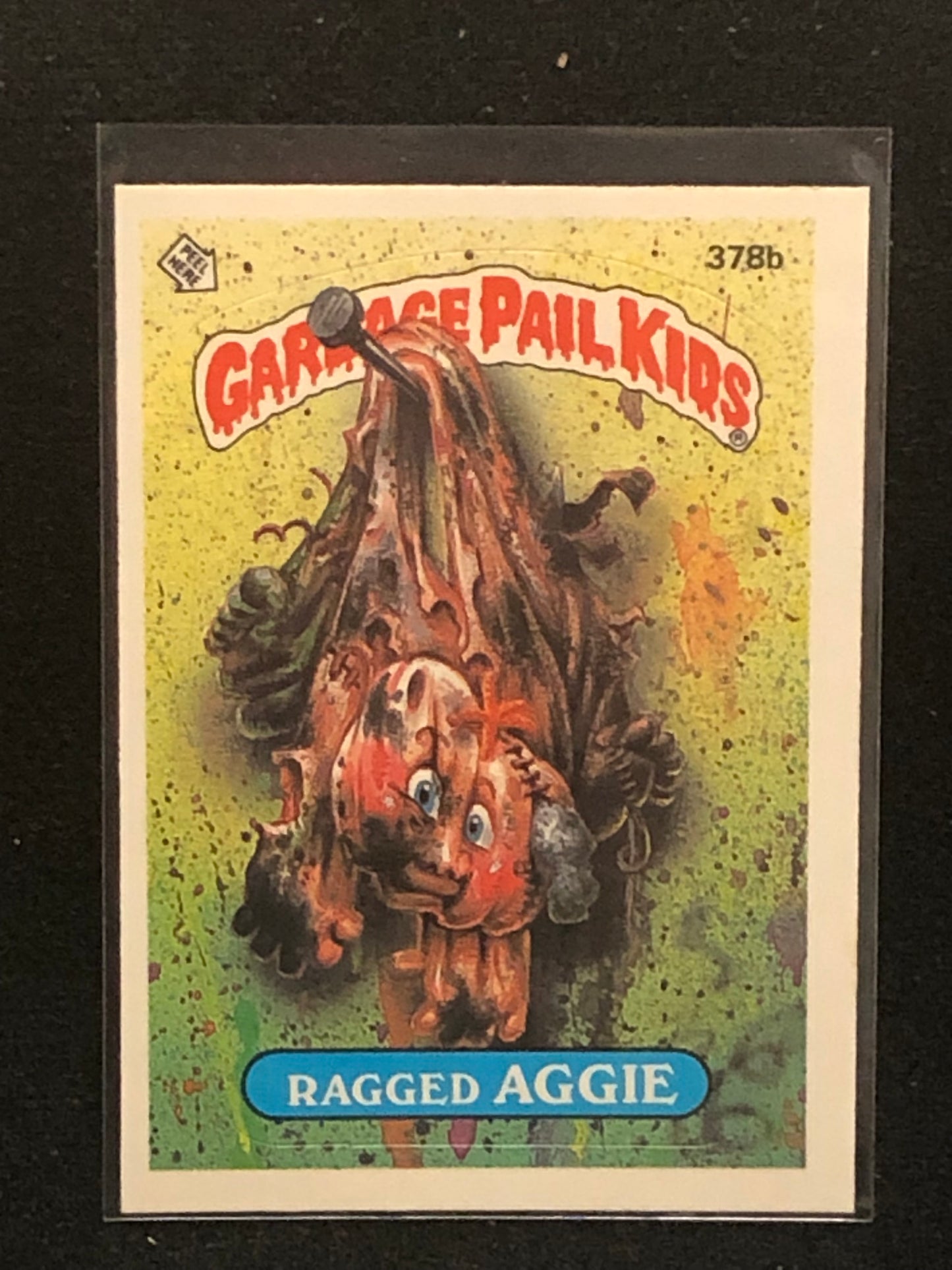 Garbage Pail Kids Original Series 9 (os9) 378b Ragged Aggie