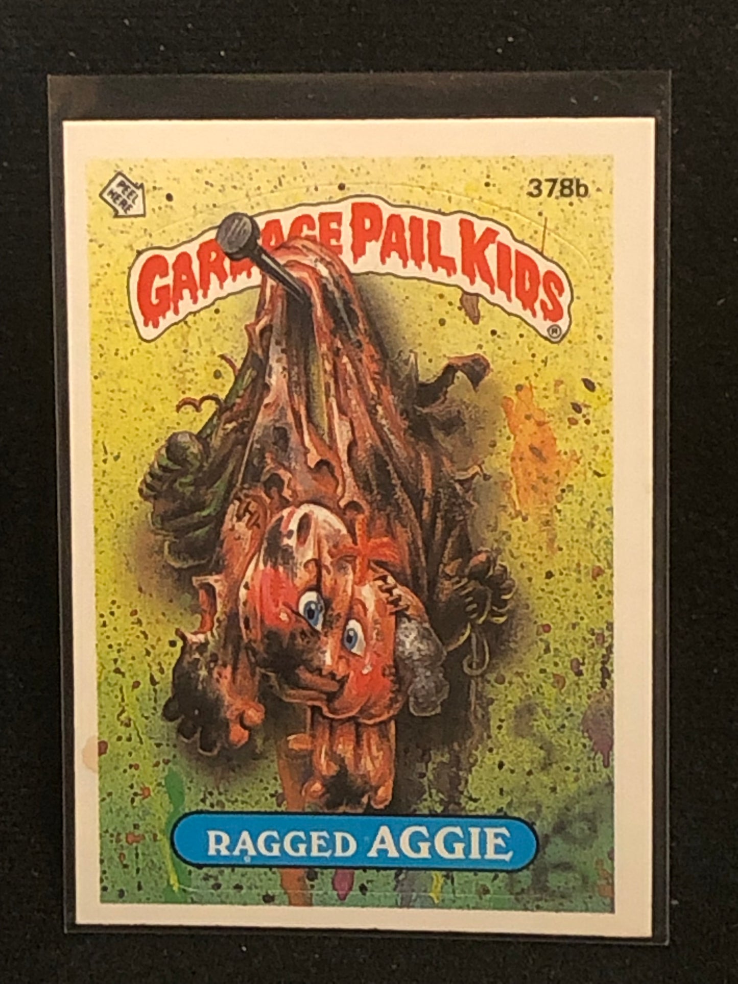 Garbage Pail Kids Original Series 9 (os9) 378b Ragged Aggie