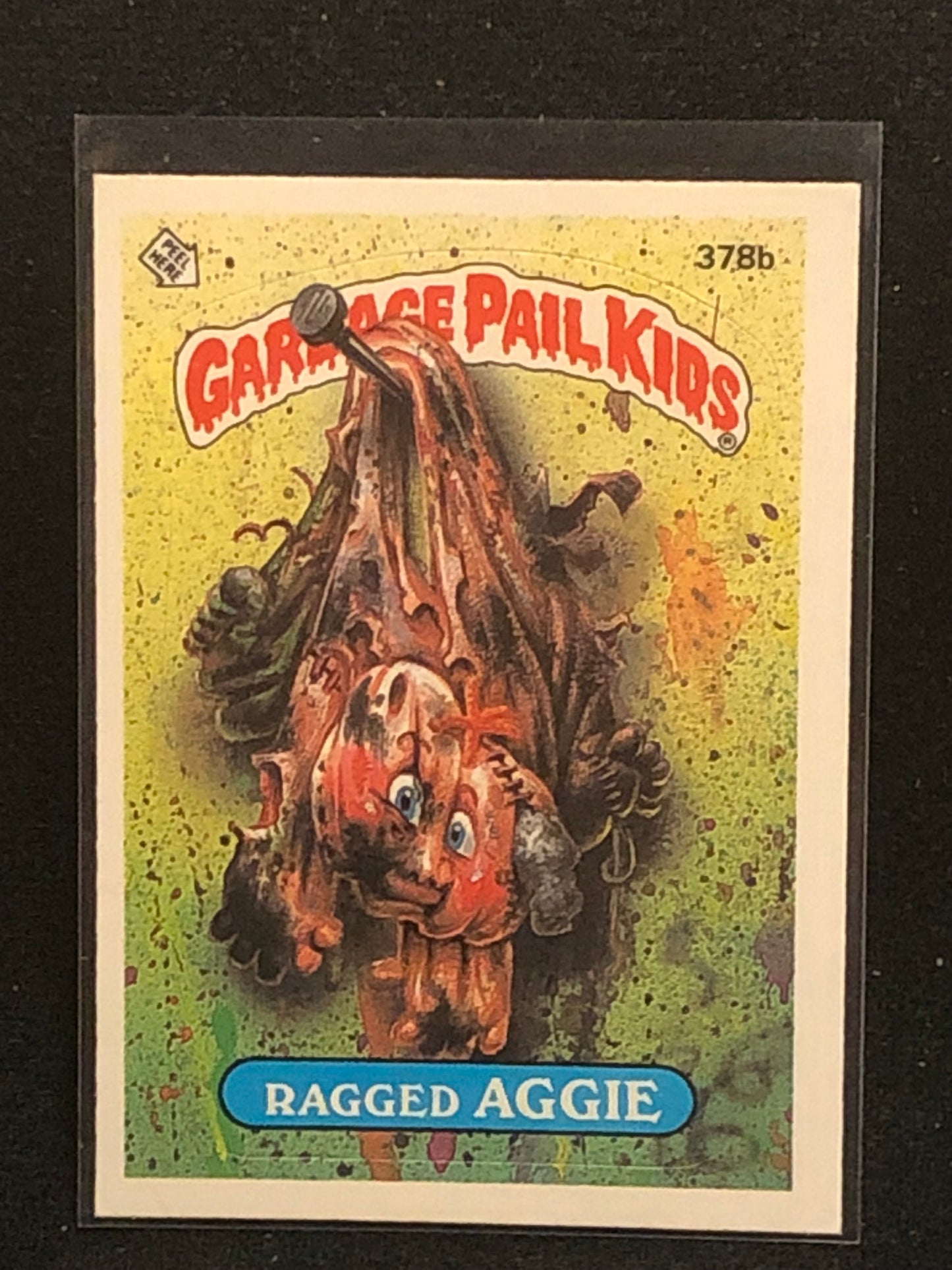 Garbage Pail Kids Original Series 9 (os9) 378b Ragged Aggie
