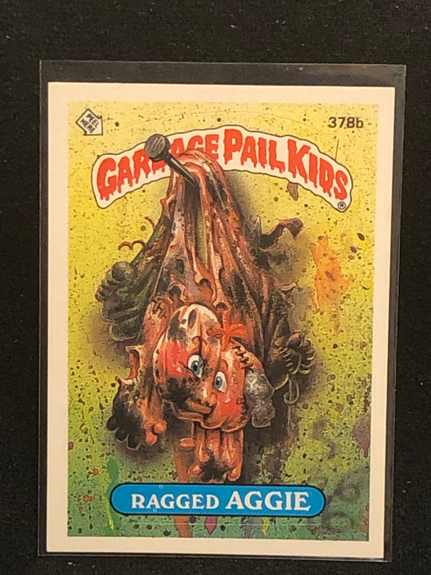 Garbage Pail Kids Original Series 9 (os9) 378b Ragged Aggie