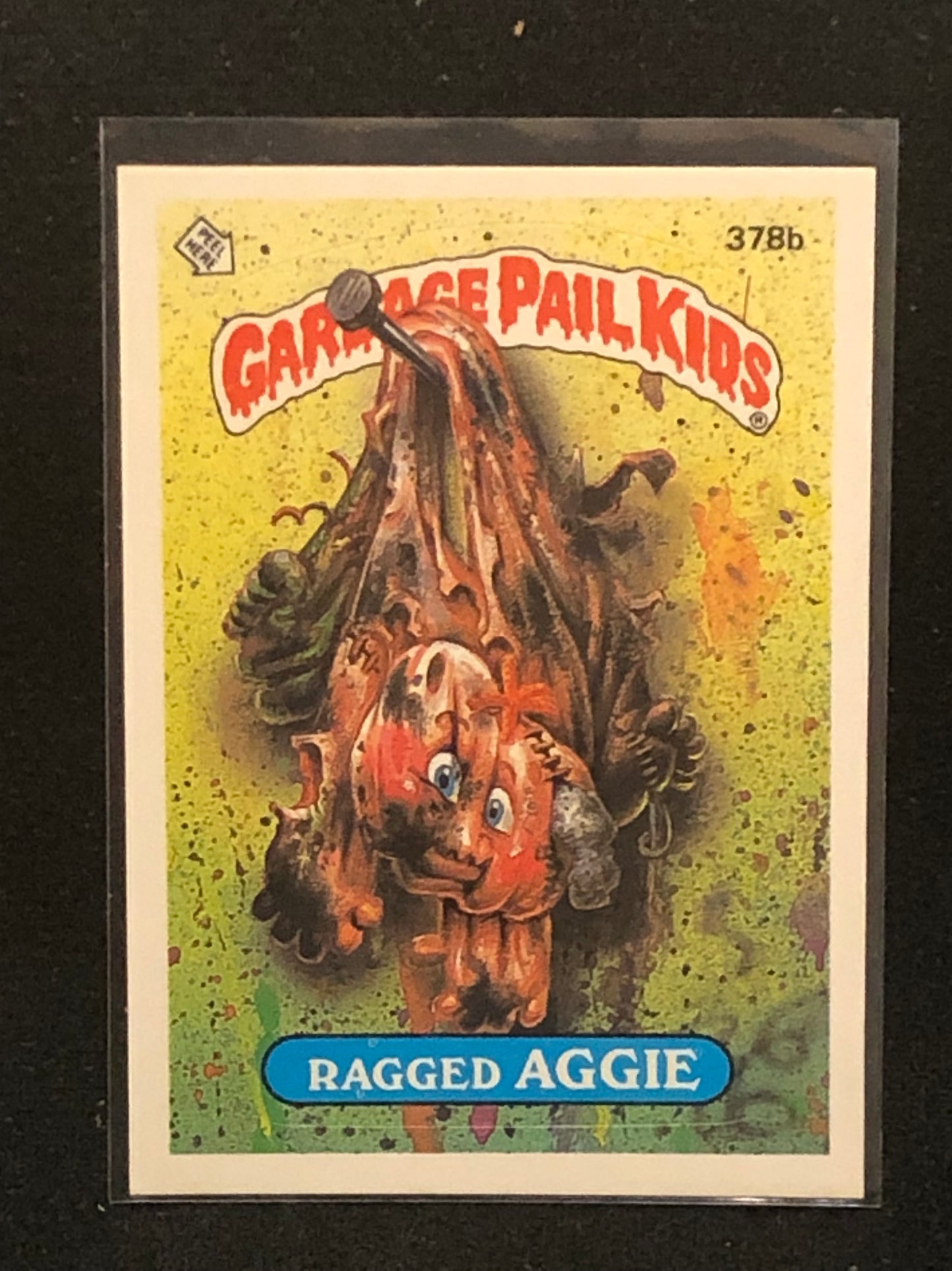 Garbage Pail Kids Original Series 9 (os9) 378b Ragged Aggie