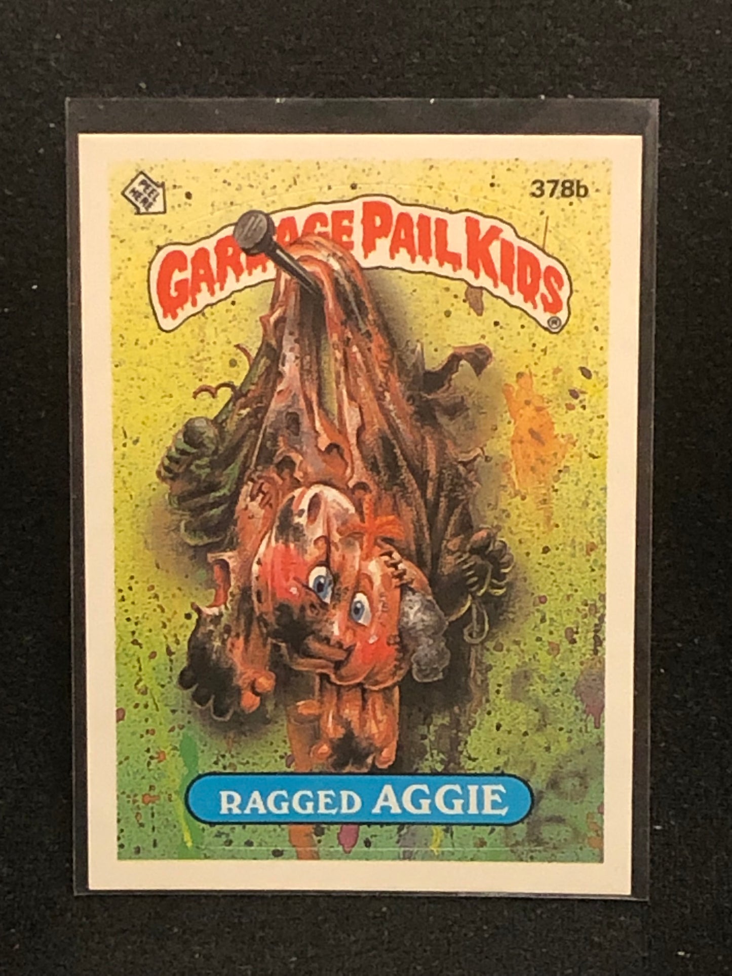 Garbage Pail Kids Original Series 9 (os9) 378b Ragged Aggie