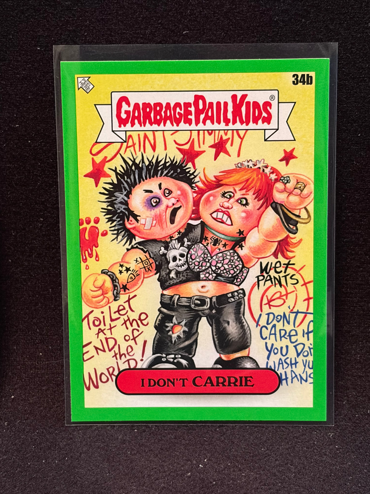 Garbage Pail Kids x Battle Of The Bands Green Day Green Border Singles