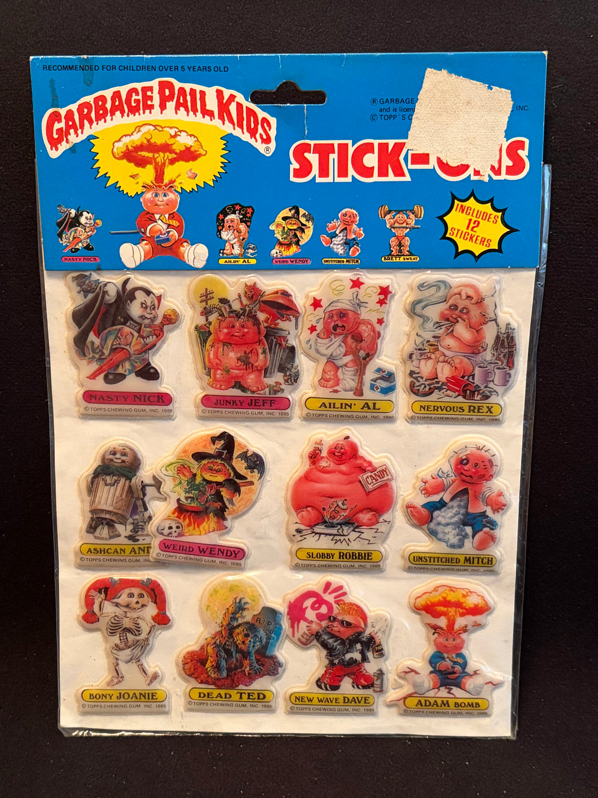1986 Garbage Pail Kids Imperial Toys Products