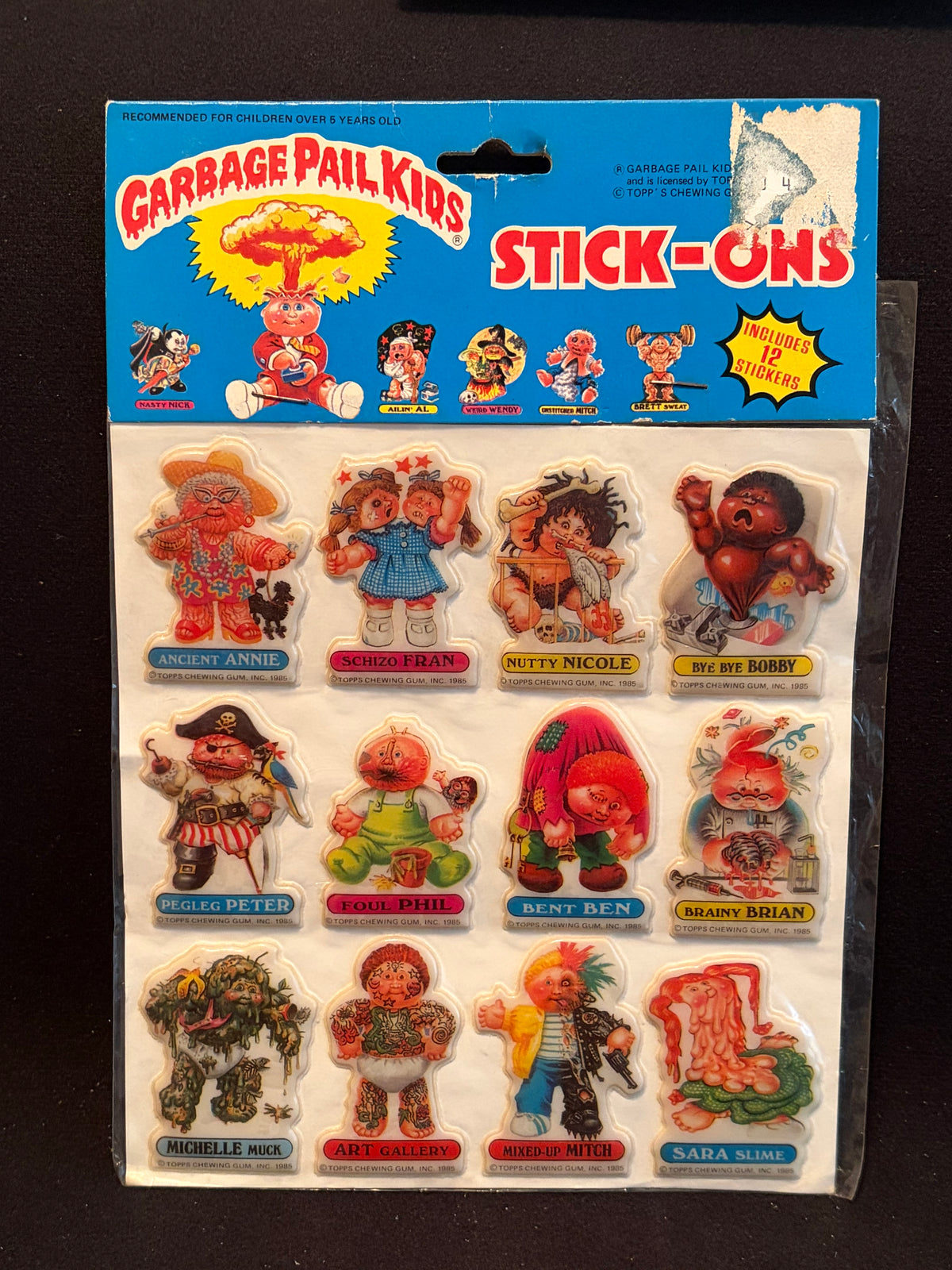 1986 Garbage Pail Kids Imperial Toys Products