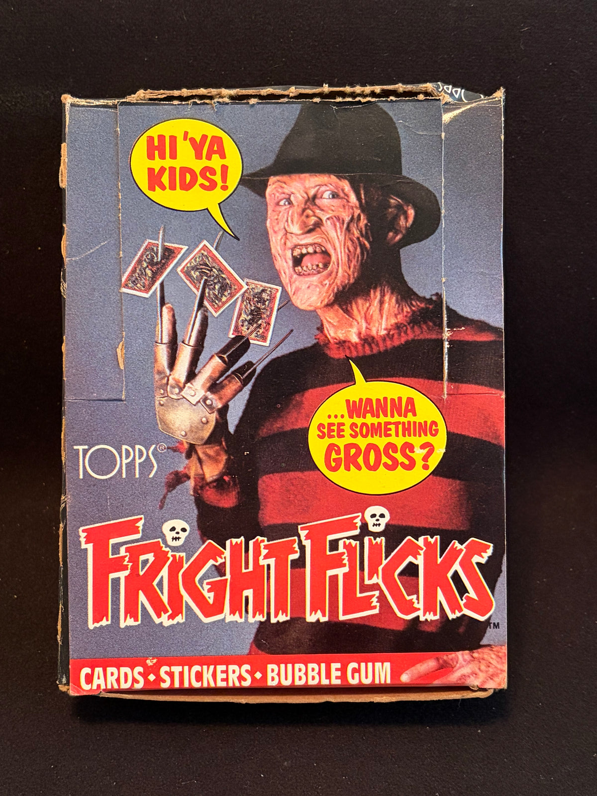1998 Topps Fright Flicks Unopened Box