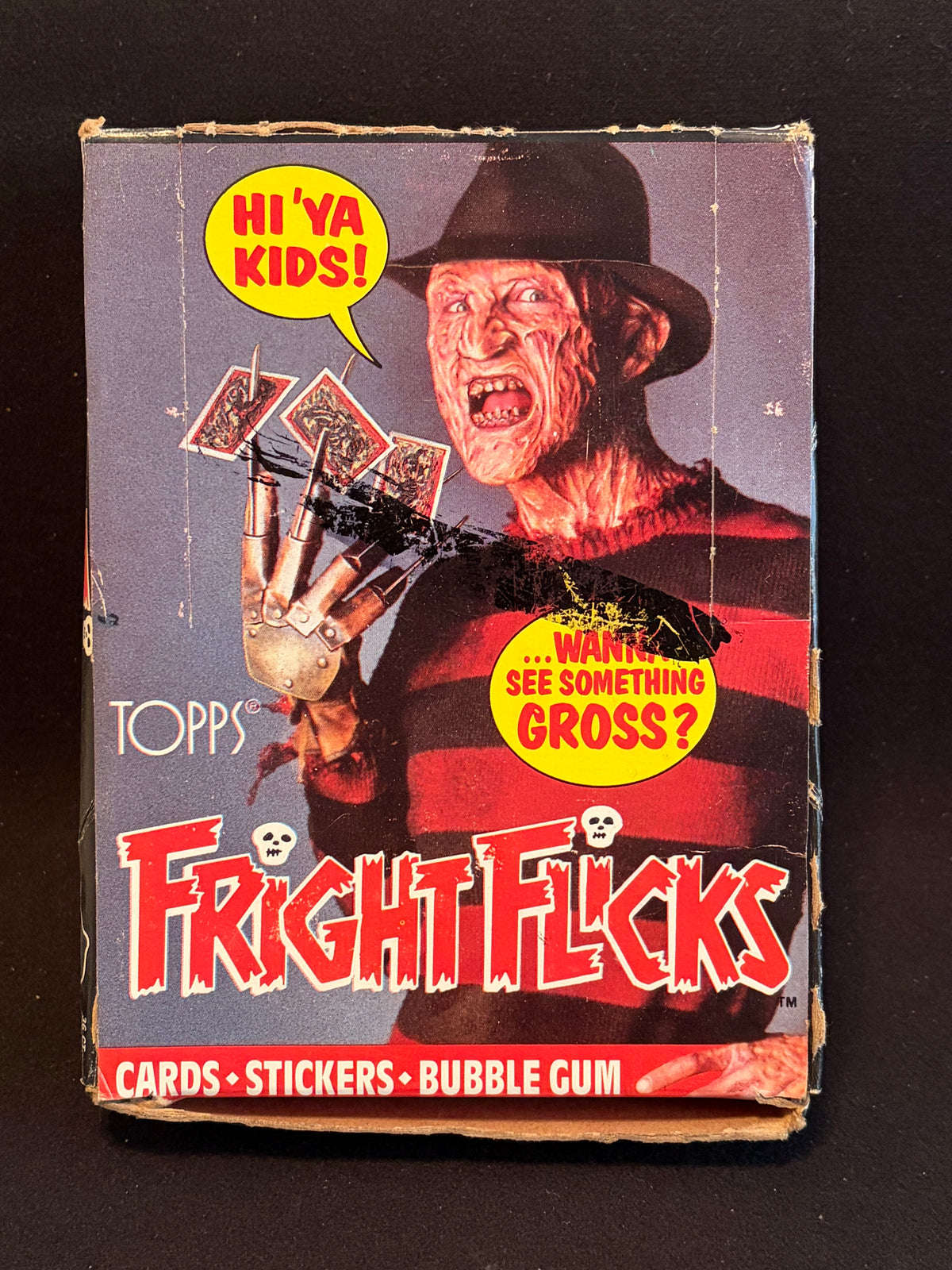 1998 Topps Fright Flicks Unopened Box