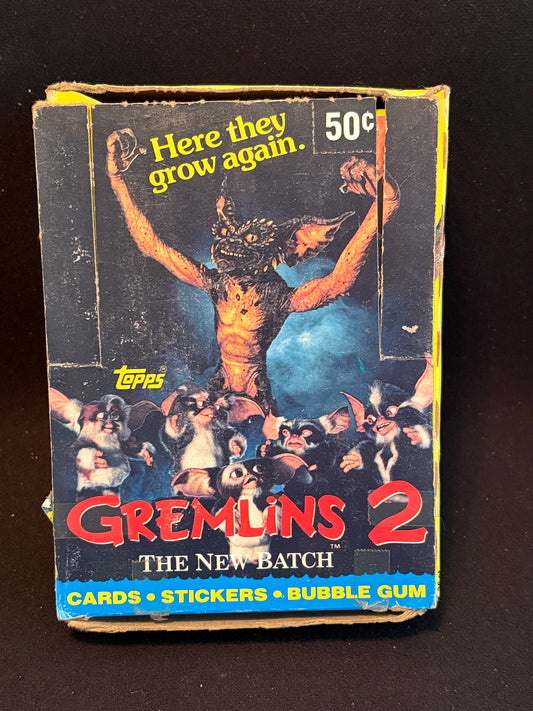 1990 Topps Gremlins 2 The New Batch Unopened Box