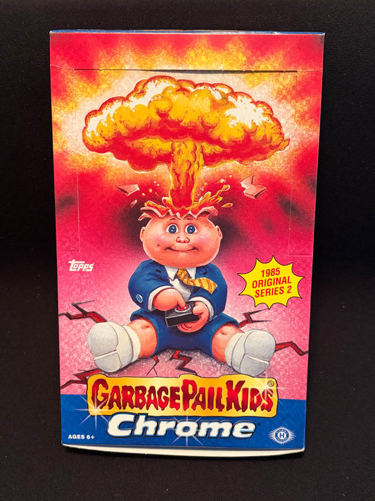 Garbage Pail Kids Chrome Series 2 EMPTY Hobby Box With Wrappers