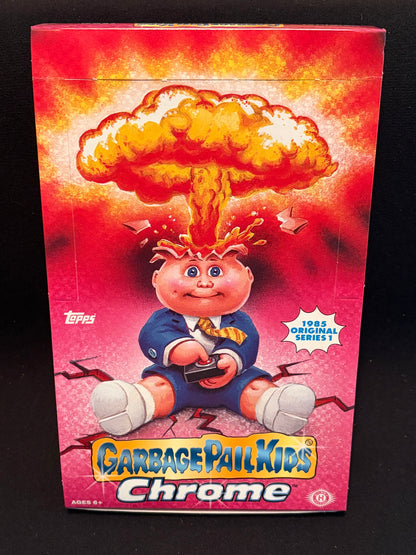 Garbage Pail Kids Chrome Series 1 EMPTY Hobby Box With Wrappers