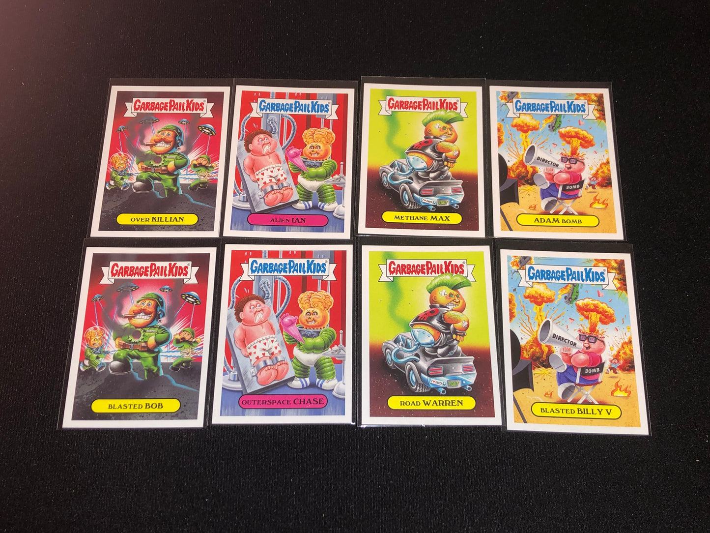 Garbage Pail Kids American As Apple Pie (AAAP) 16 Card Horror And Comic Book Cover Bonus Insert Set