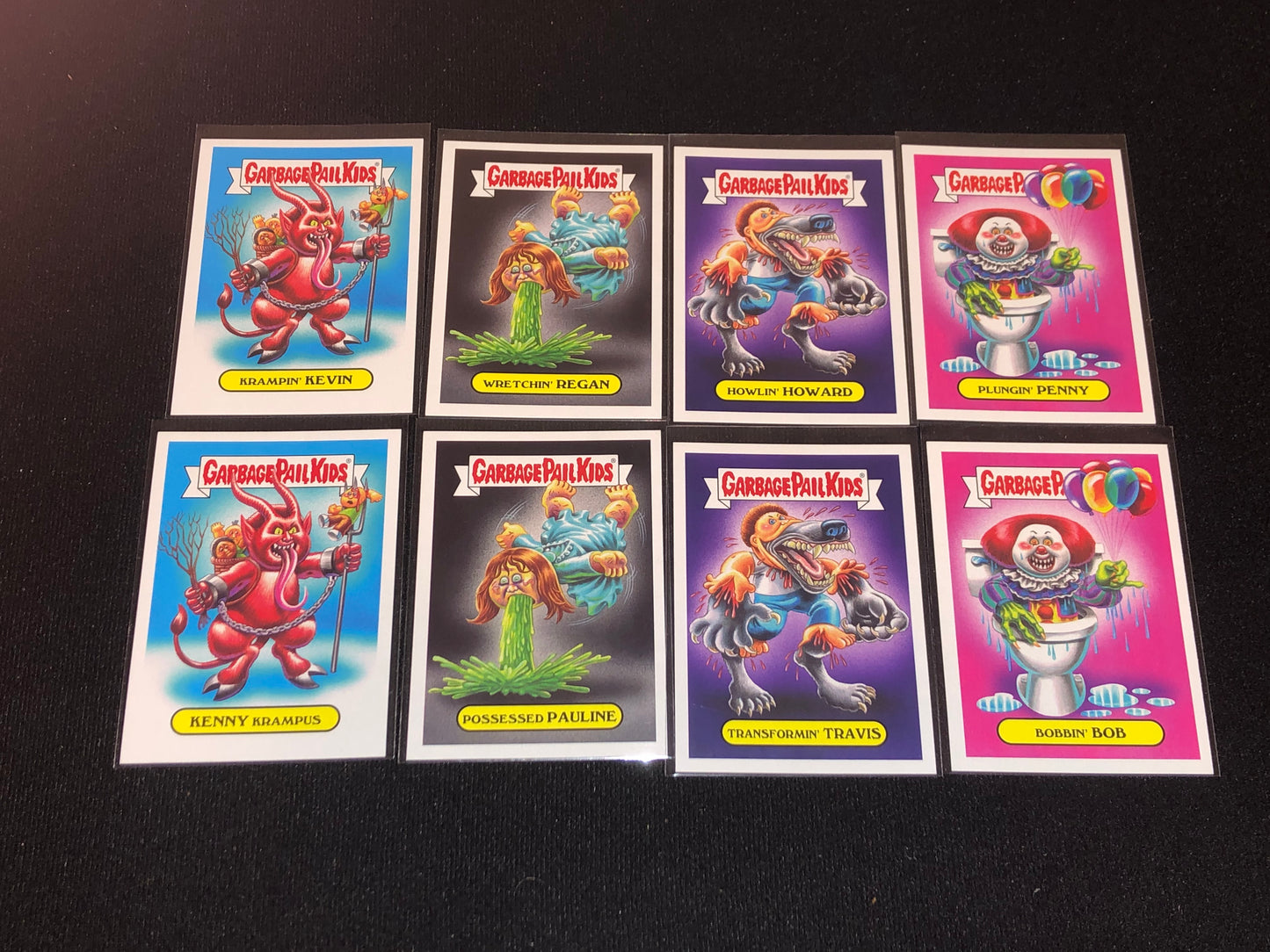 Garbage Pail Kids American As Apple Pie (AAAP) 16 Card Horror And Comic Book Cover Bonus Insert Set