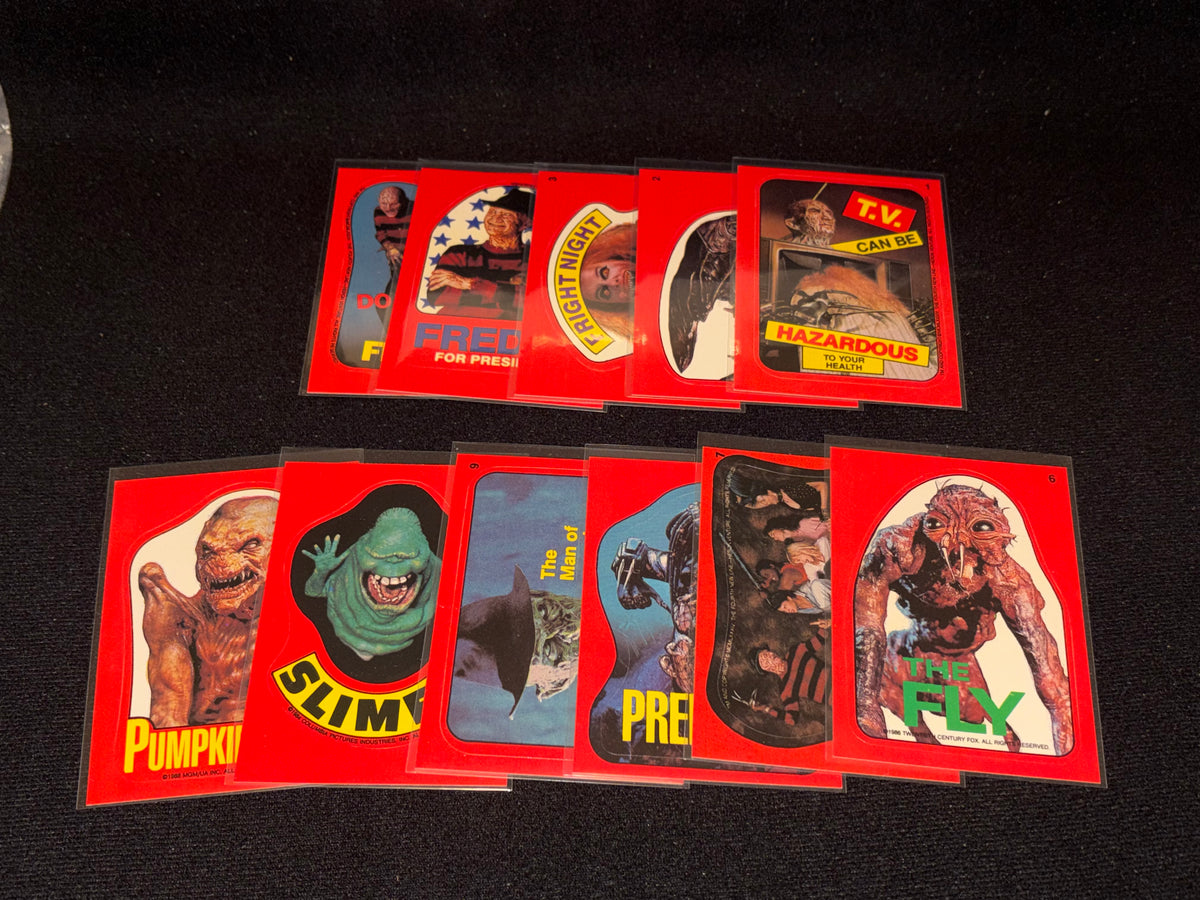 1988 Topps Fright Flicks U-PICK Sets & Singles