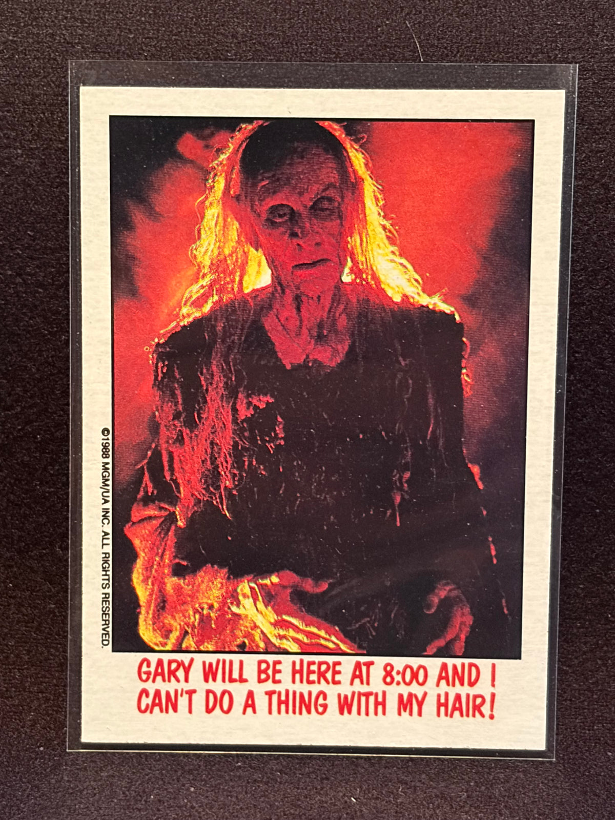 1988 Topps Fright Flicks U-PICK Sets & Singles