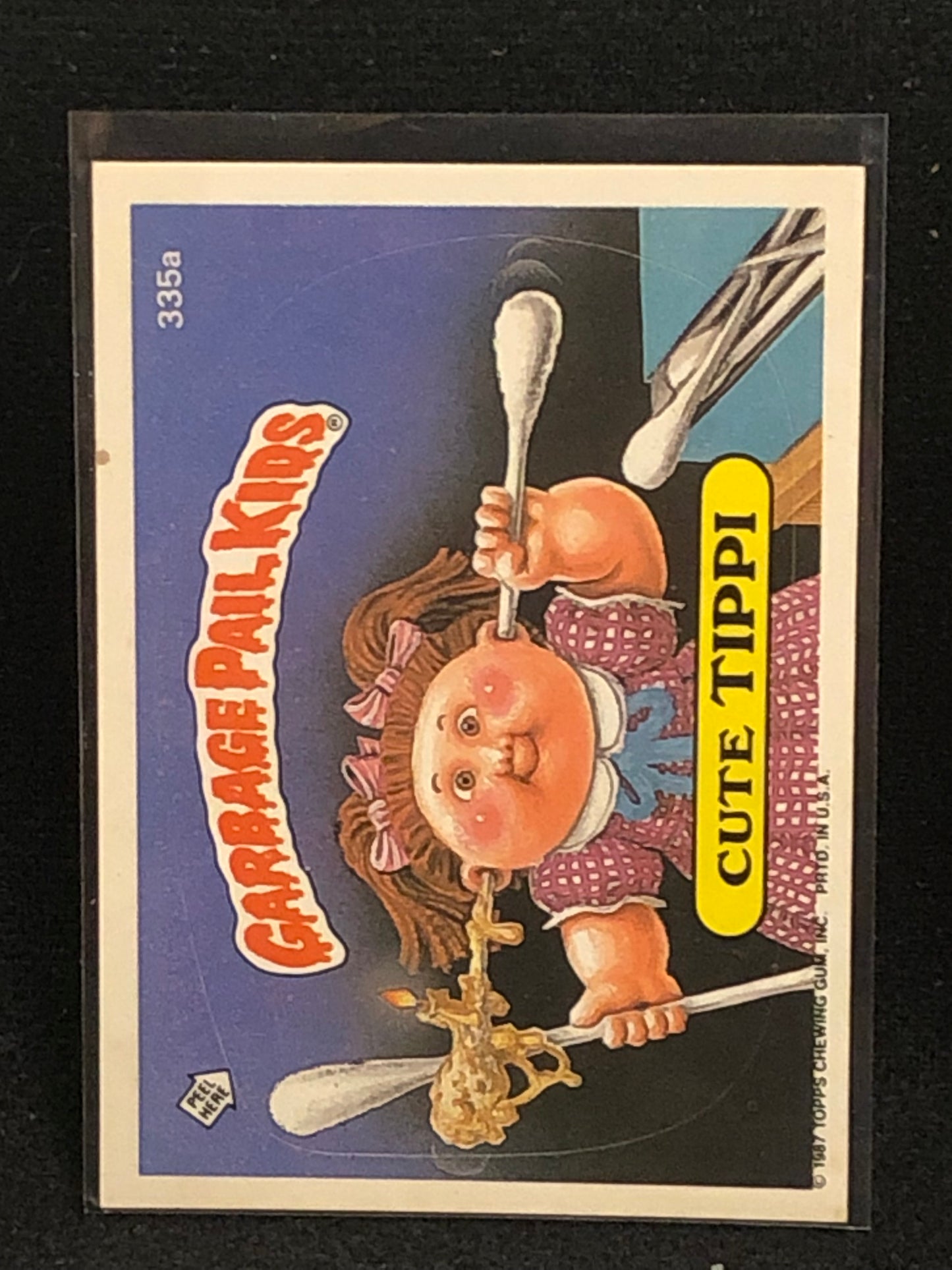 Garbage Pail Kids Original Series 9 (os9) 335a Cute Tippi